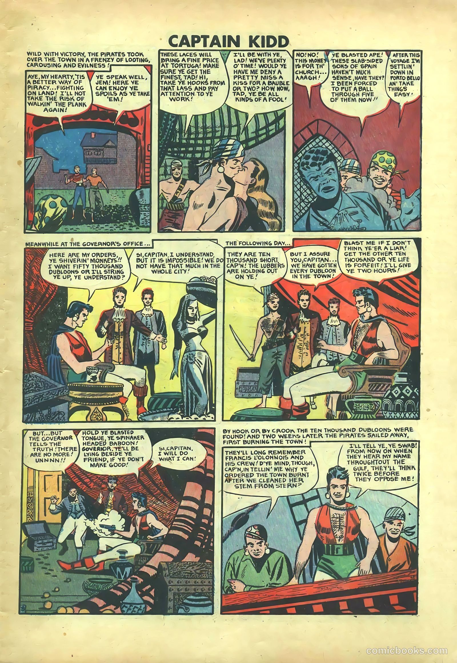 Captain Kidd #25 (1949) — page 9 of 36