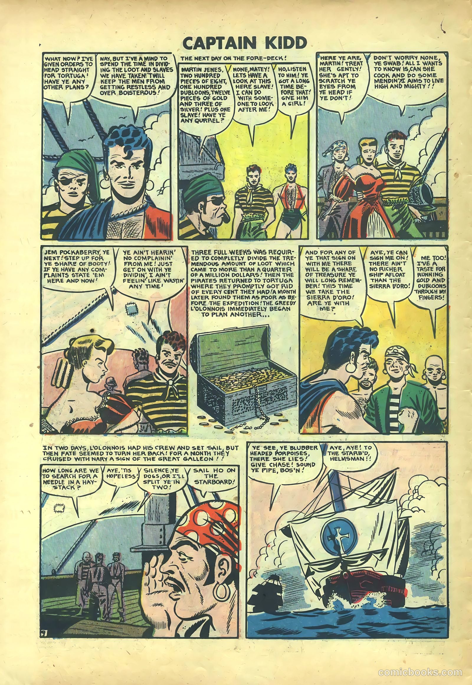 Captain Kidd #25 (1949) — page 10 of 36