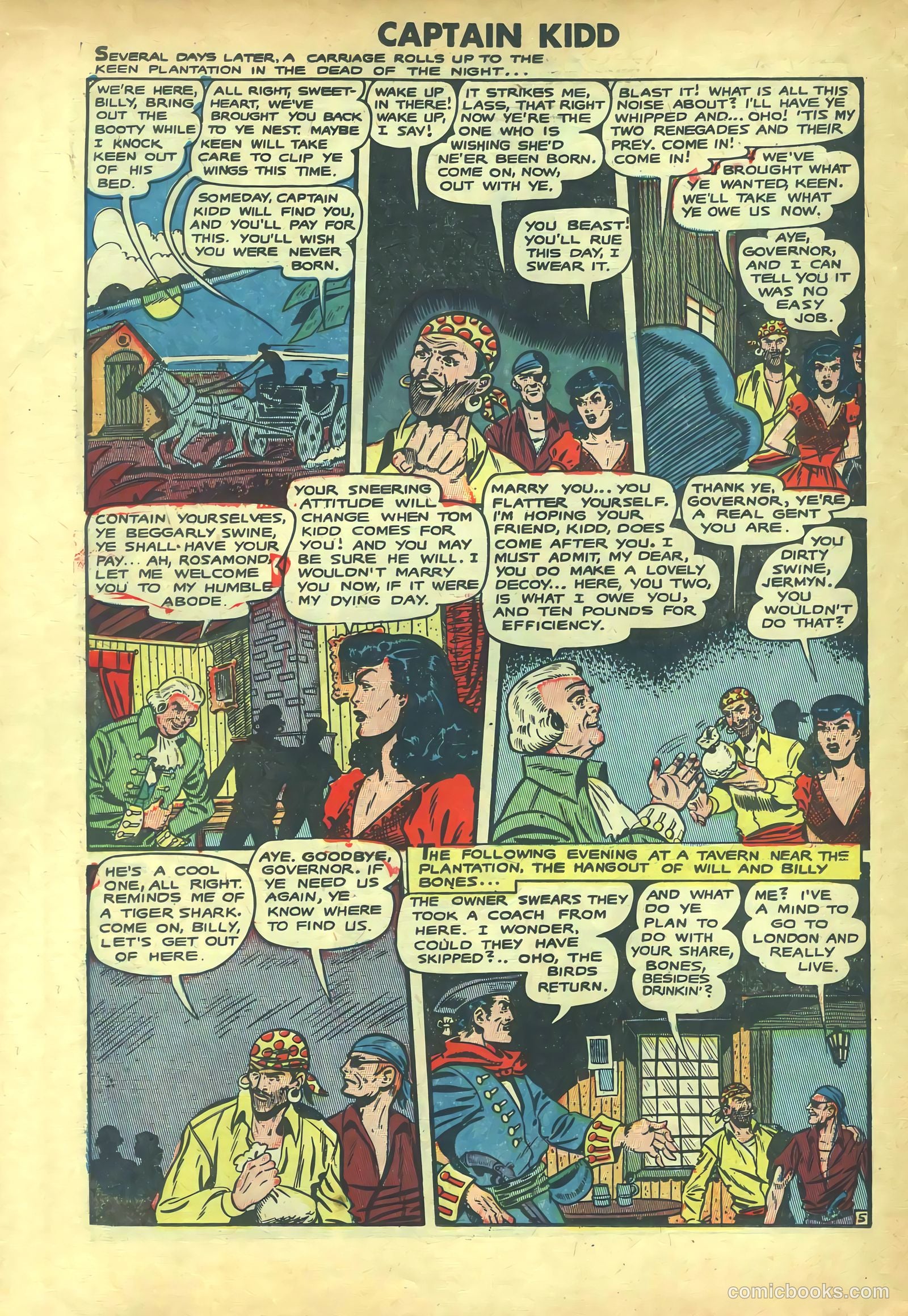 Captain Kidd #25 (1949) — page 16 of 36