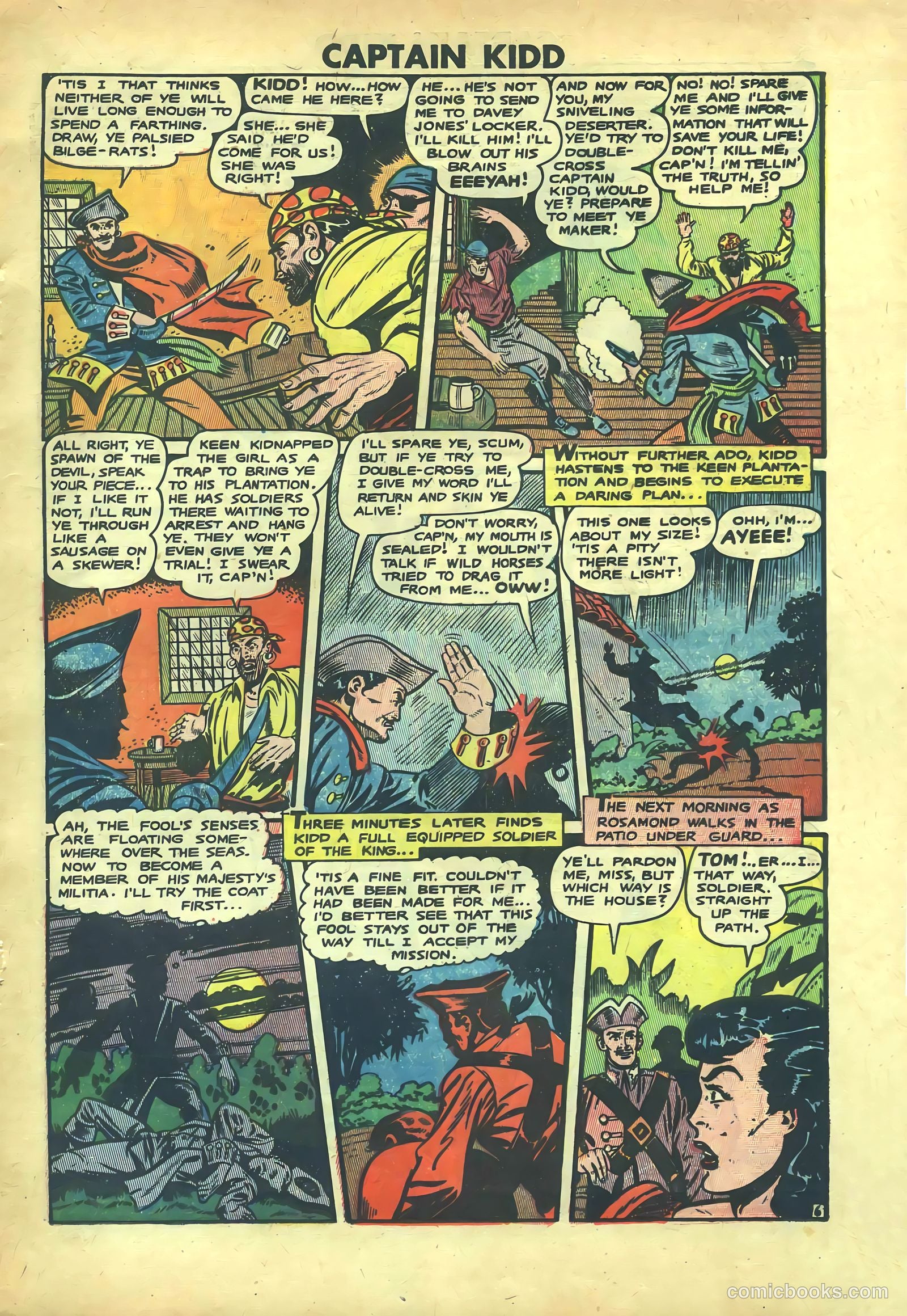 Captain Kidd #25 (1949) — page 17 of 36
