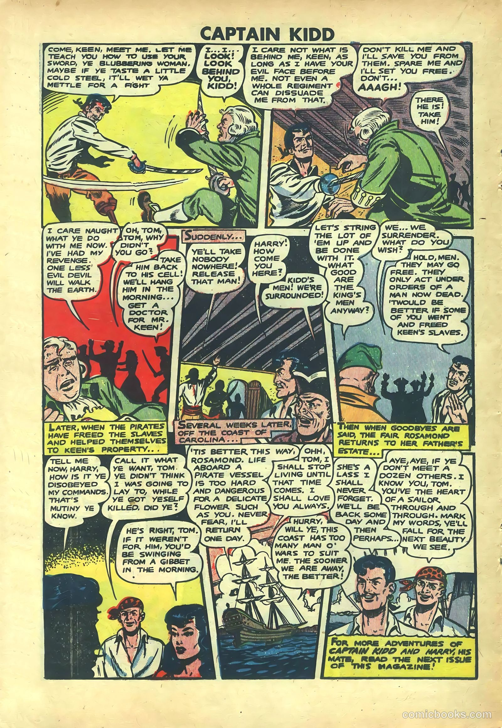 Captain Kidd #25 (1949) — page 20 of 36