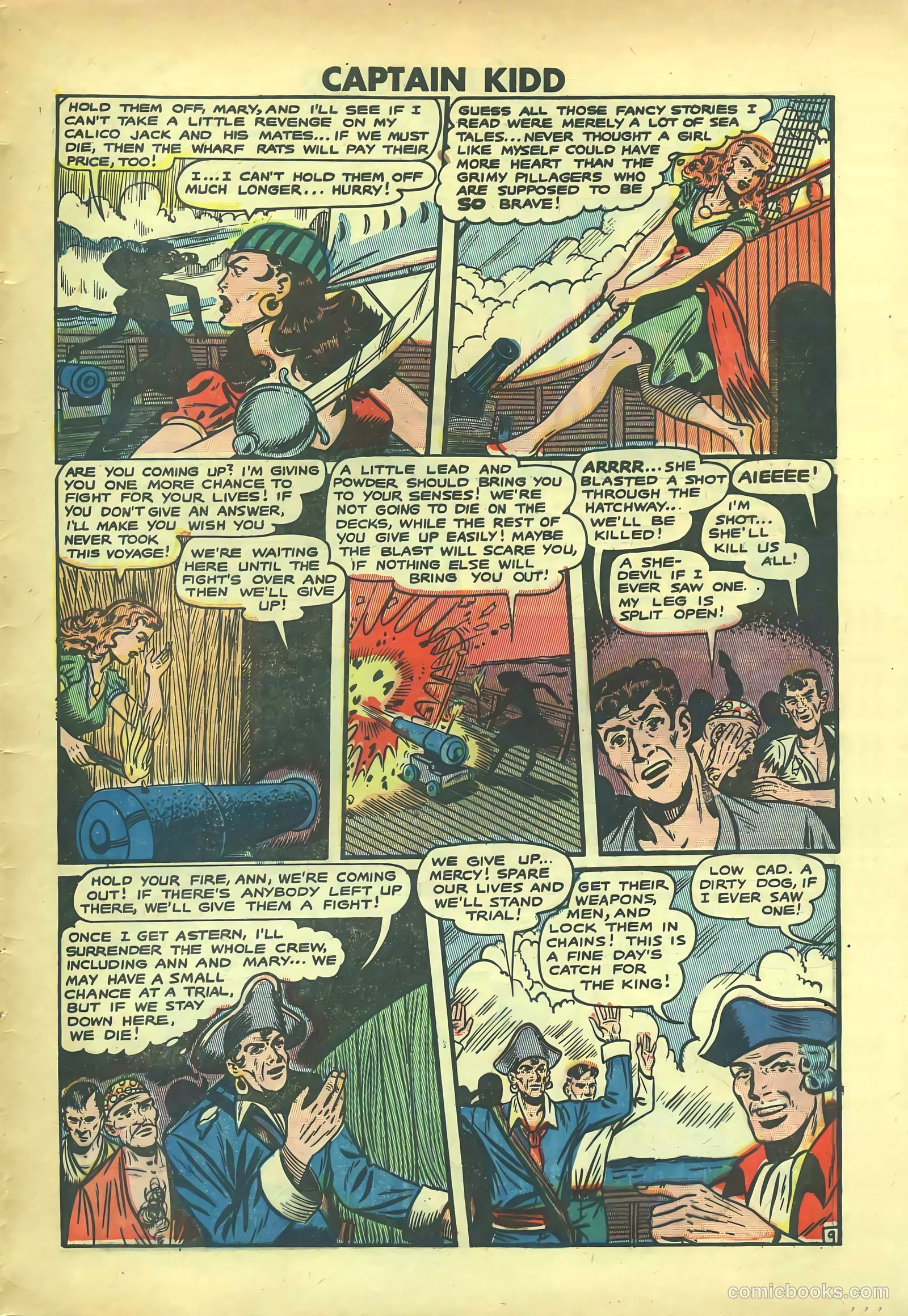 Captain Kidd #25 (1949) — page 31 of 36