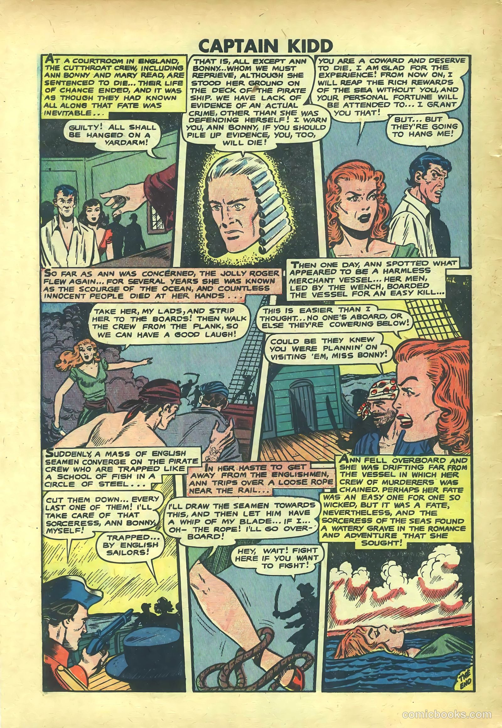 Captain Kidd #25 (1949) — page 32 of 36