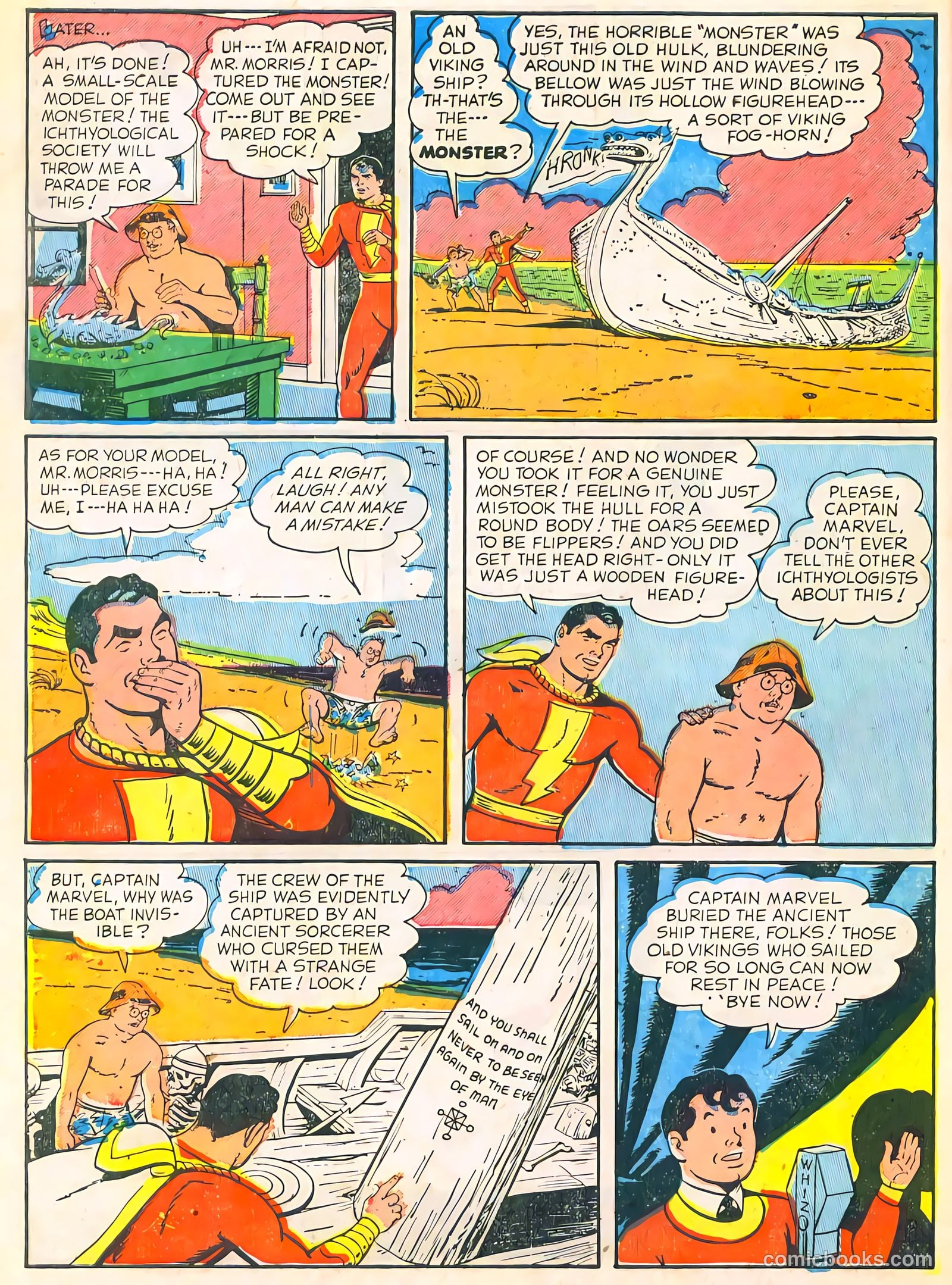Captain Marvel Adventures #130 (1952) — page 34 of 36