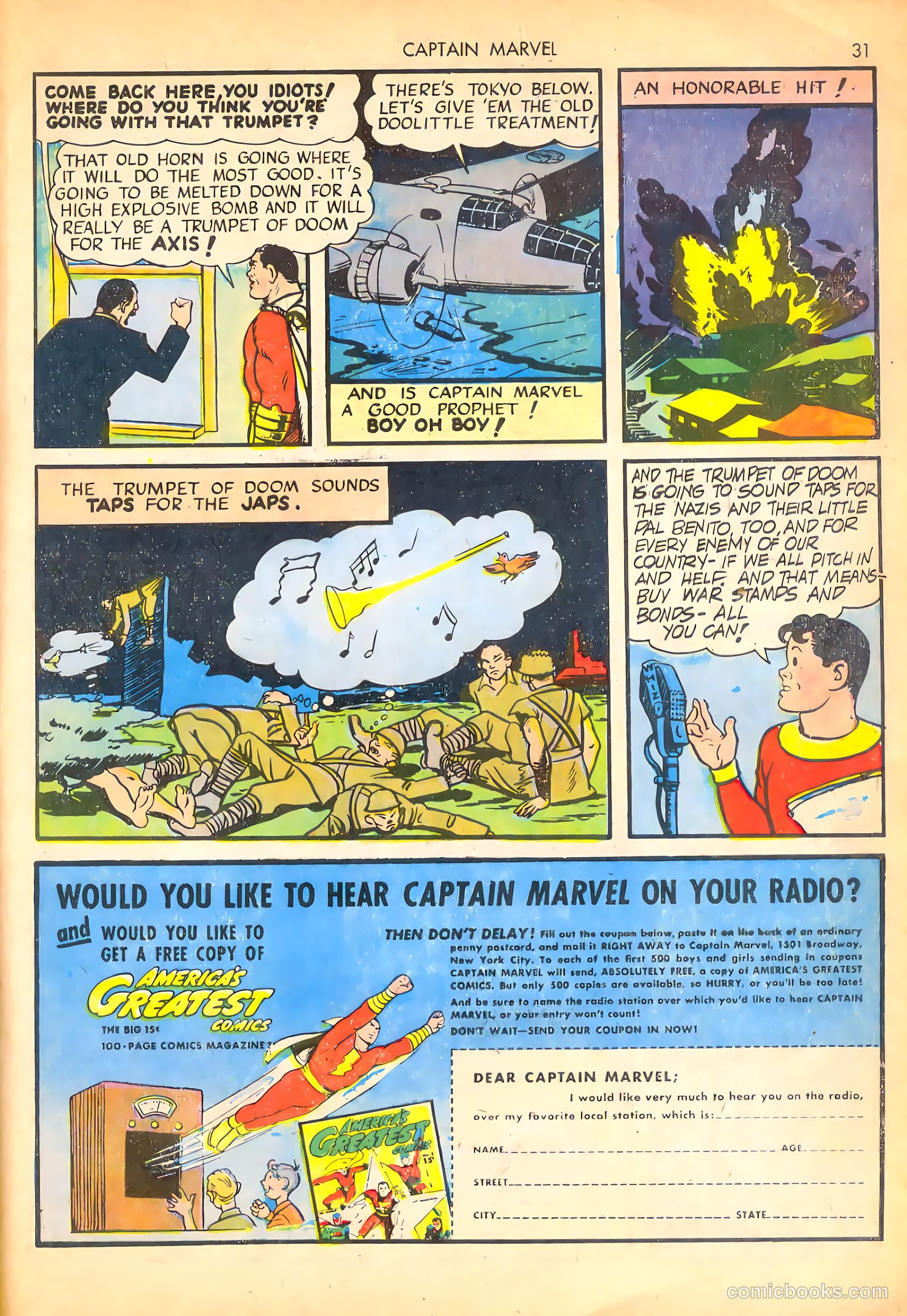 Captain Marvel Adventures #16 (1942) — page 32 of 70