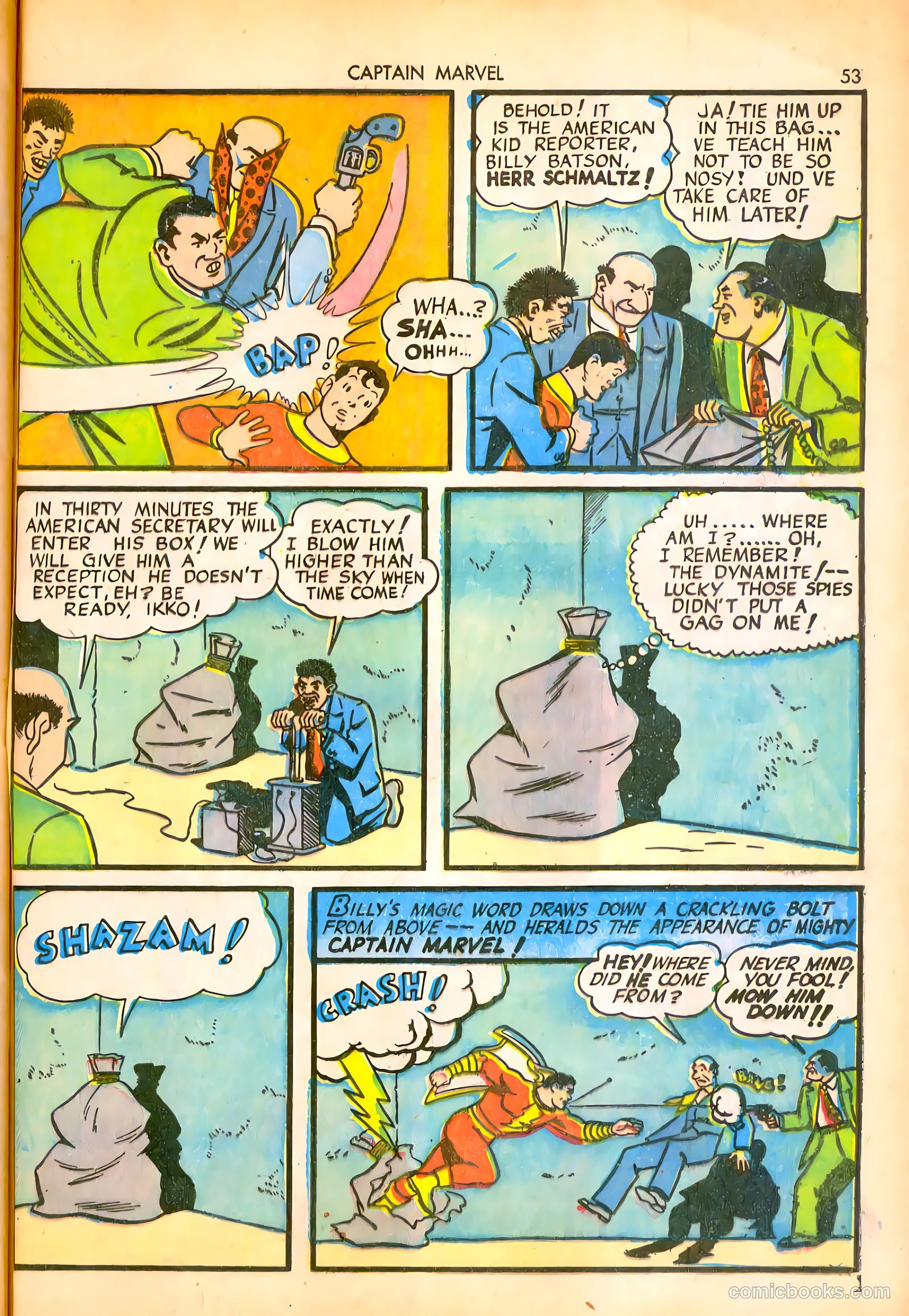 Captain Marvel Adventures #16 (1942) — page 54 of 70