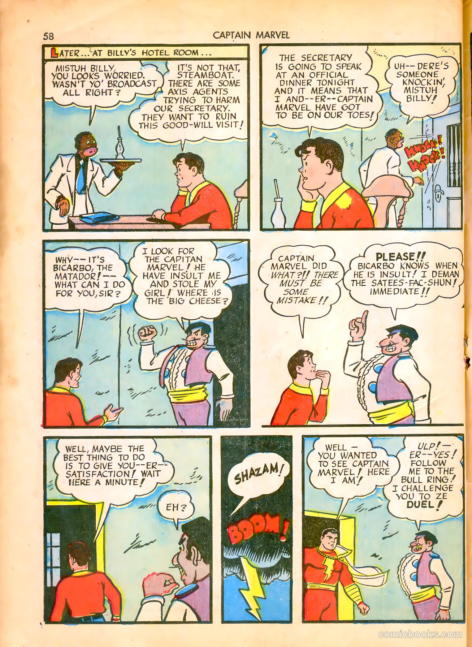 Captain Marvel Adventures #16 (1942) — page 59 of 70