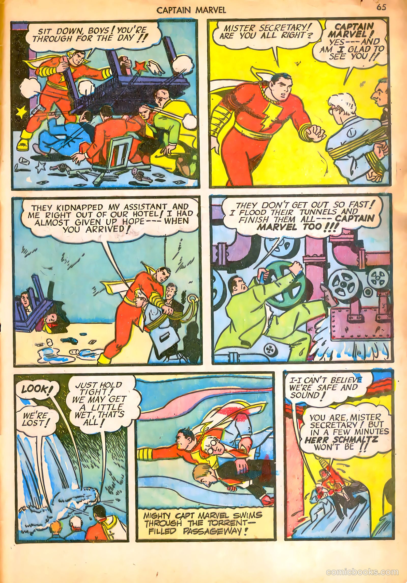 Captain Marvel Adventures #16 (1942) — page 66 of 70
