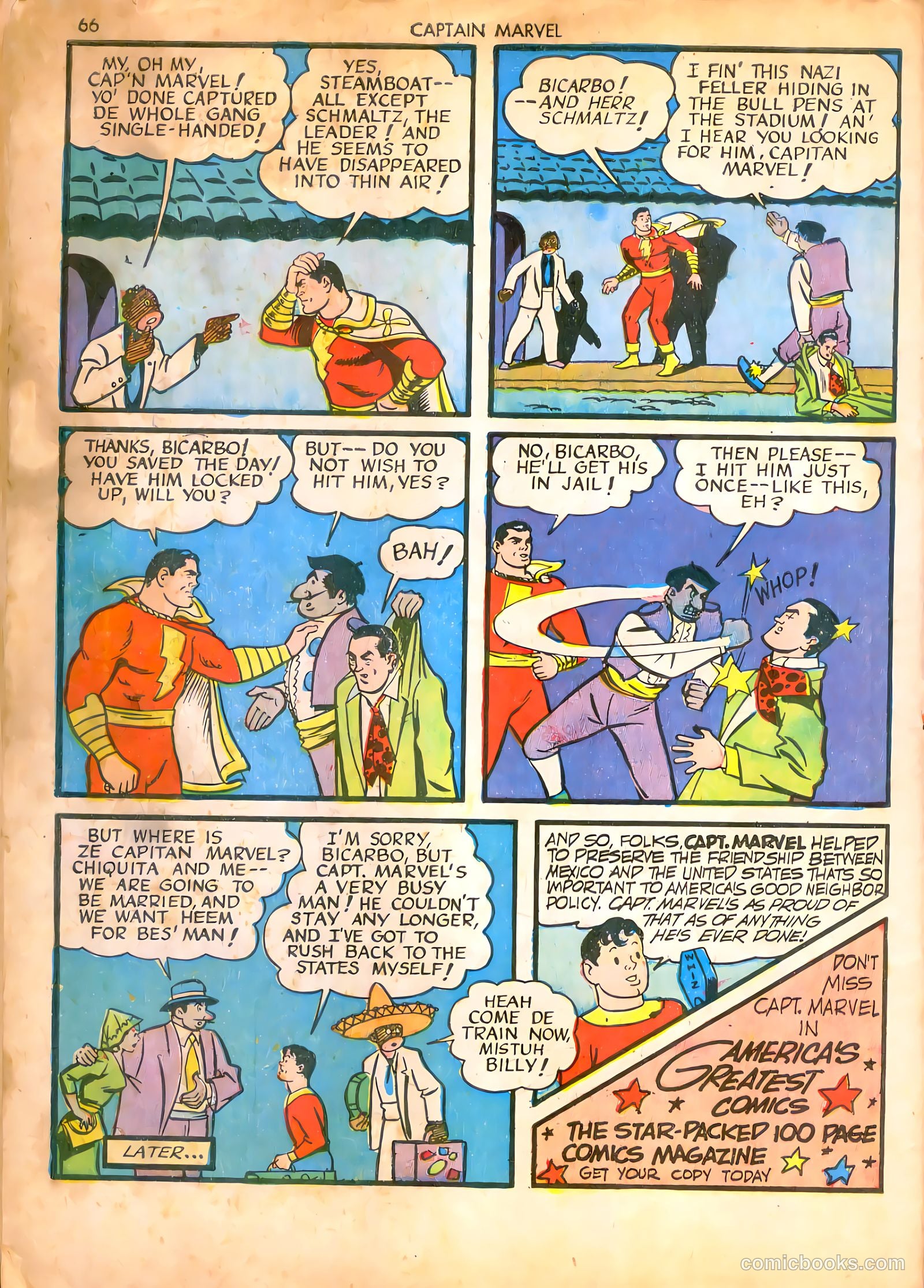 Captain Marvel Adventures #16 (1942) — page 67 of 70