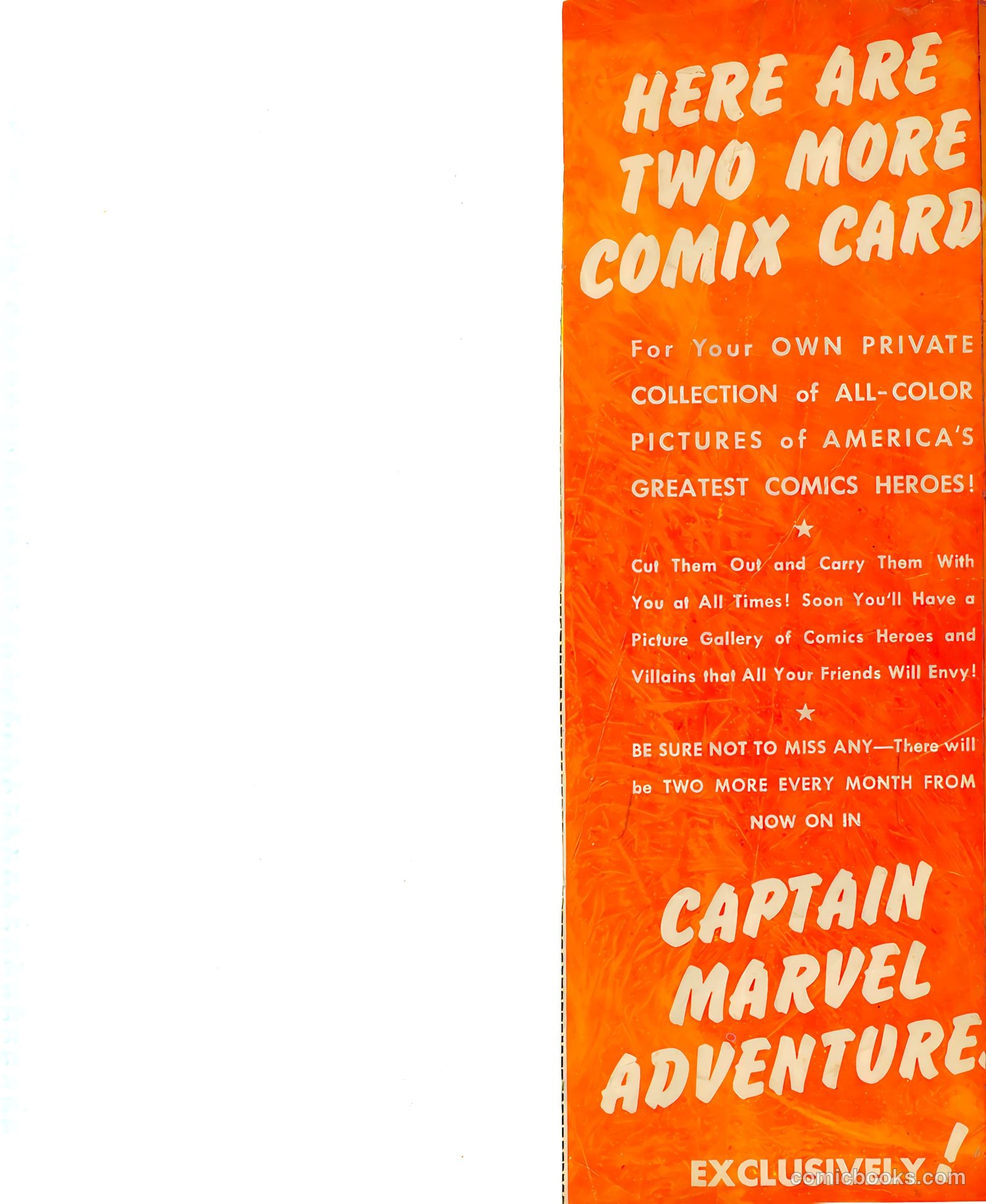 Captain Marvel Adventures #16 (1942) — page 70 of 70