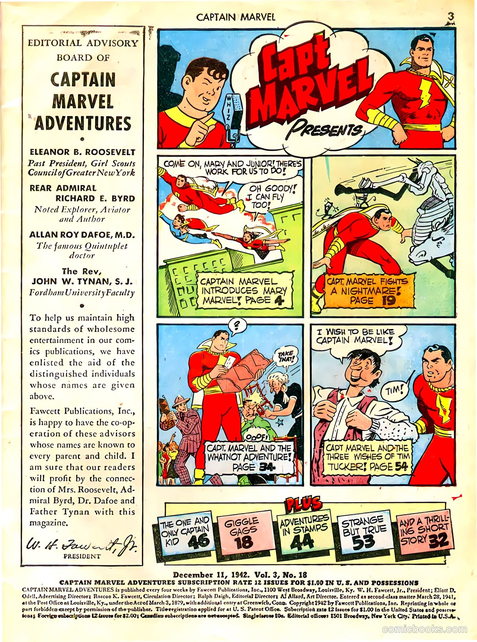 Captain Marvel Adventures #18 (1942) — page 3 of 68