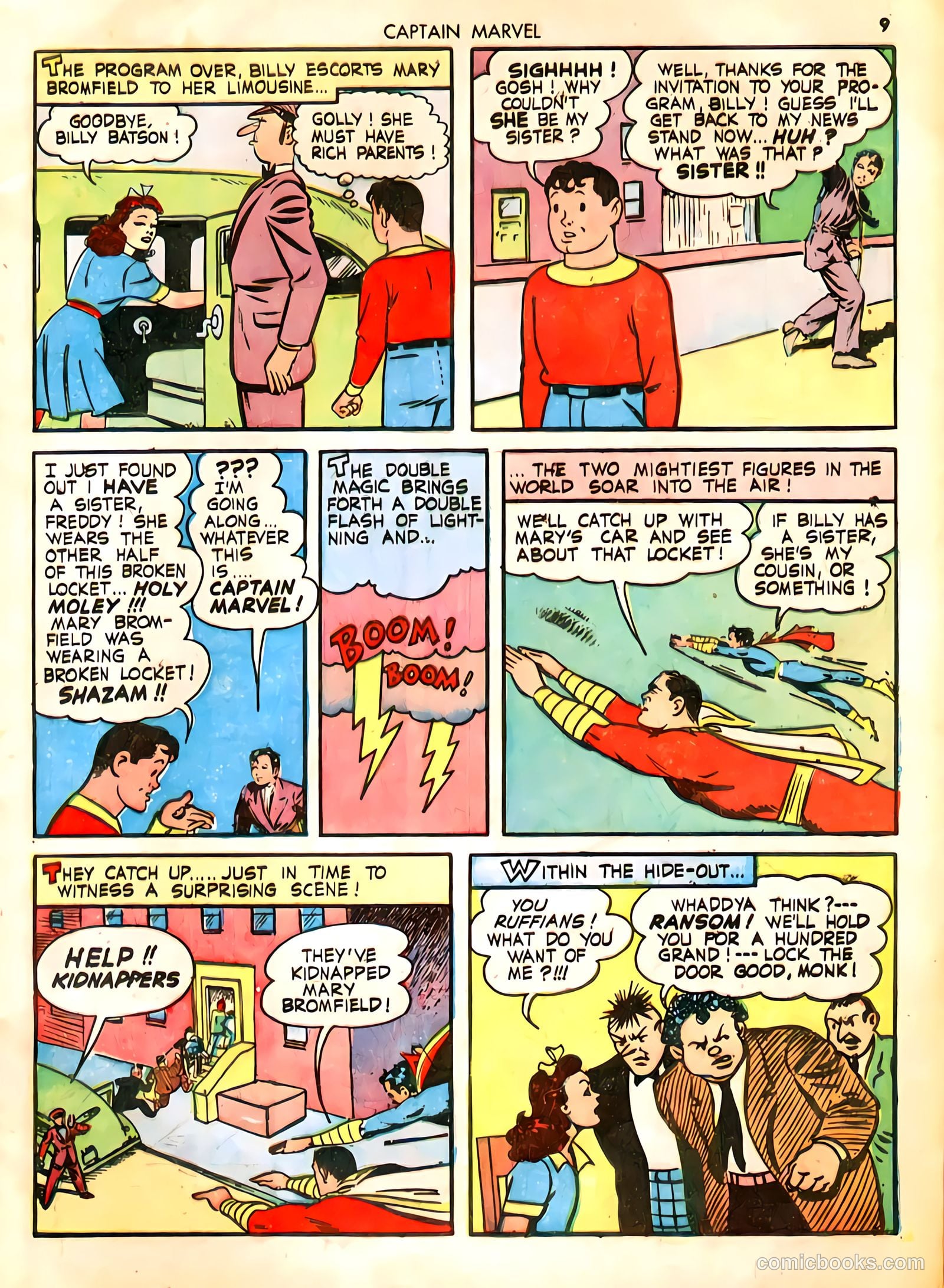 Captain Marvel Adventures #18 (1942) — page 9 of 68