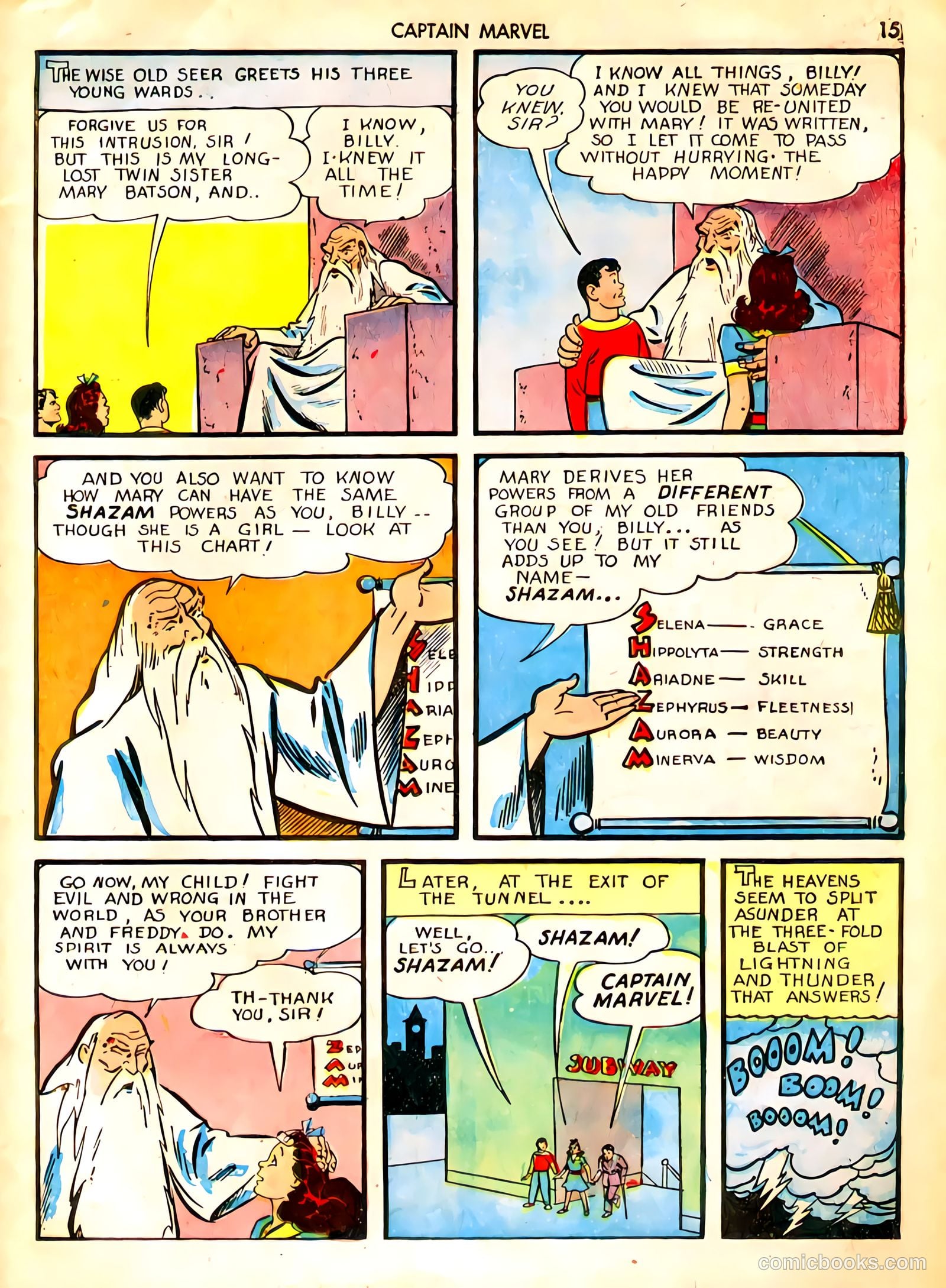 Captain Marvel Adventures #18 (1942) — page 15 of 68