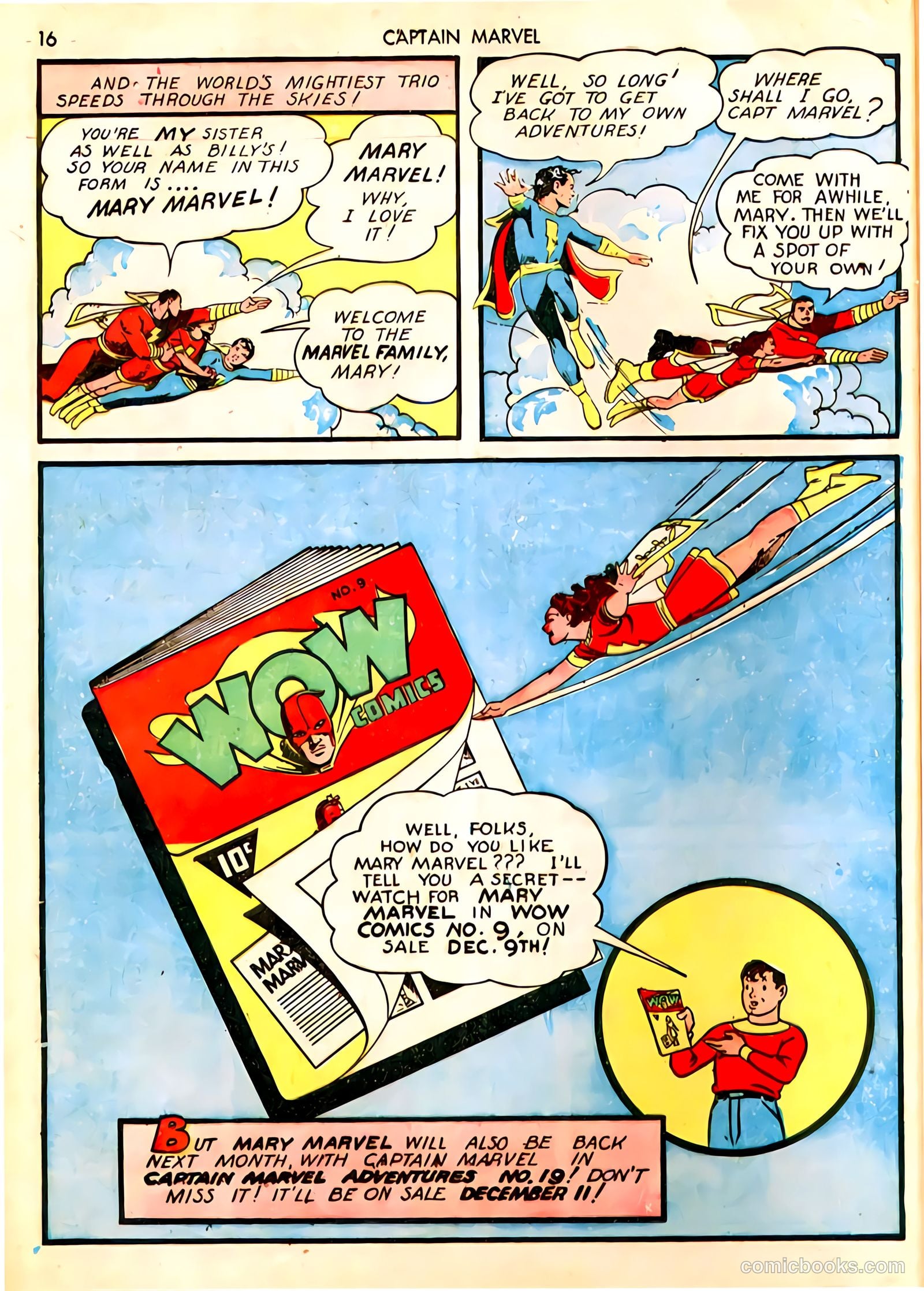 Captain Marvel Adventures #18 (1942) — page 16 of 68
