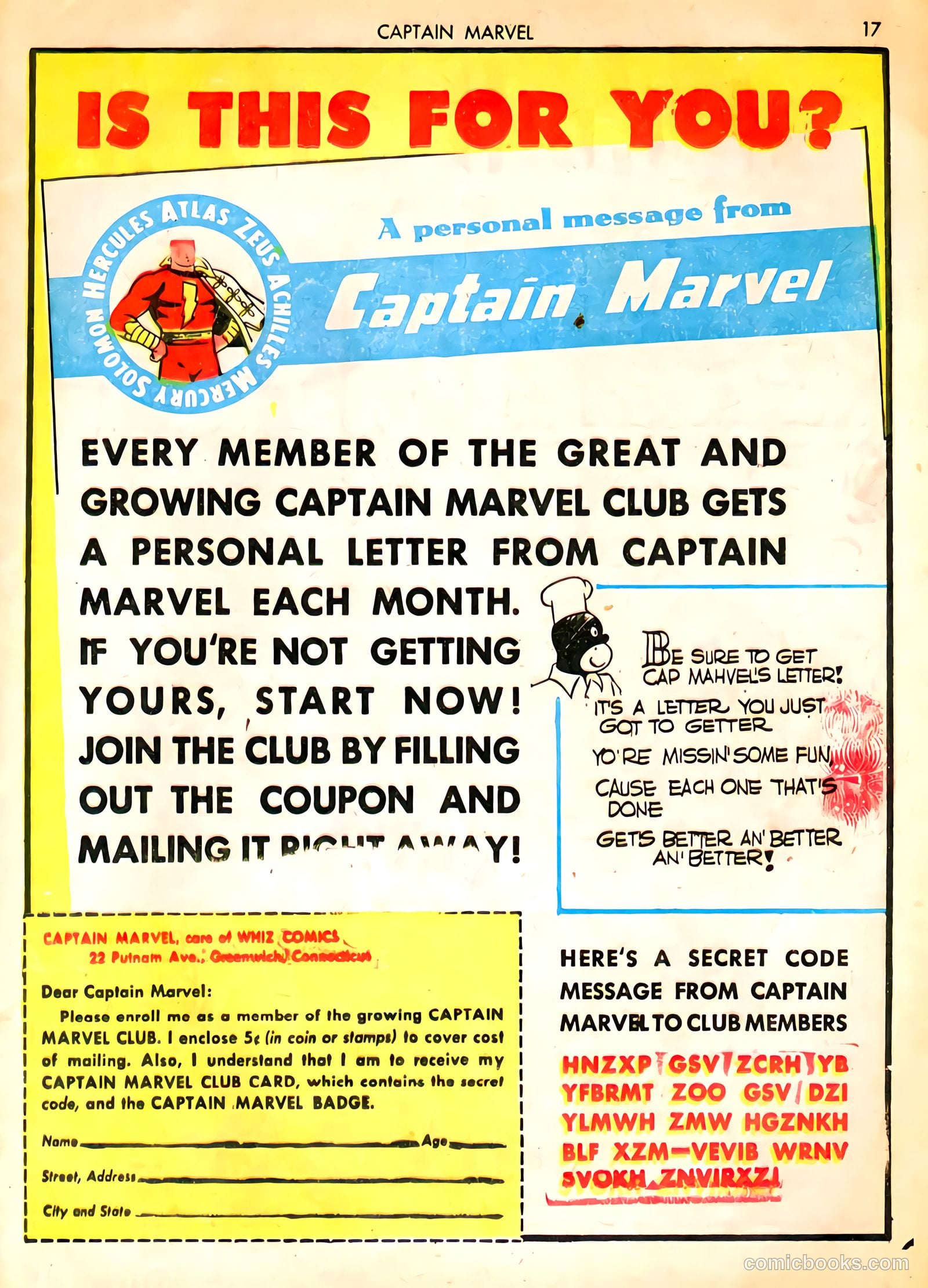 Captain Marvel Adventures #18 (1942) — page 17 of 68