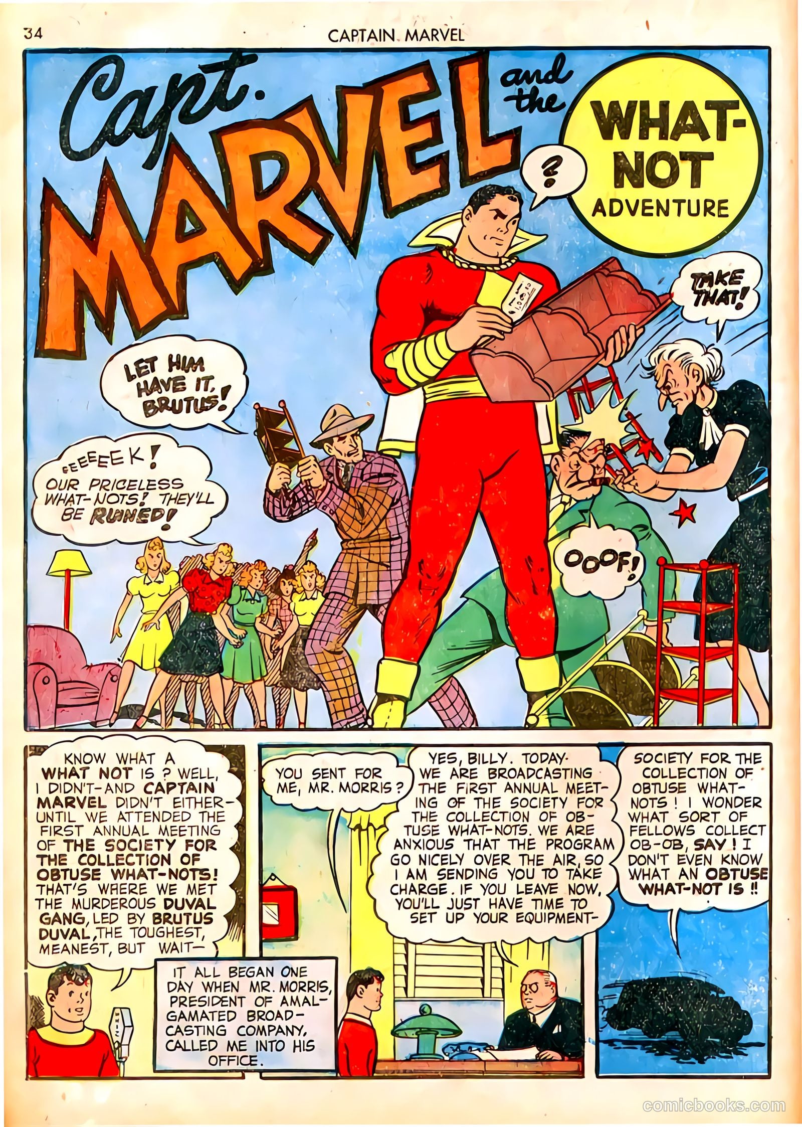 Captain Marvel Adventures #18 (1942) — page 34 of 68