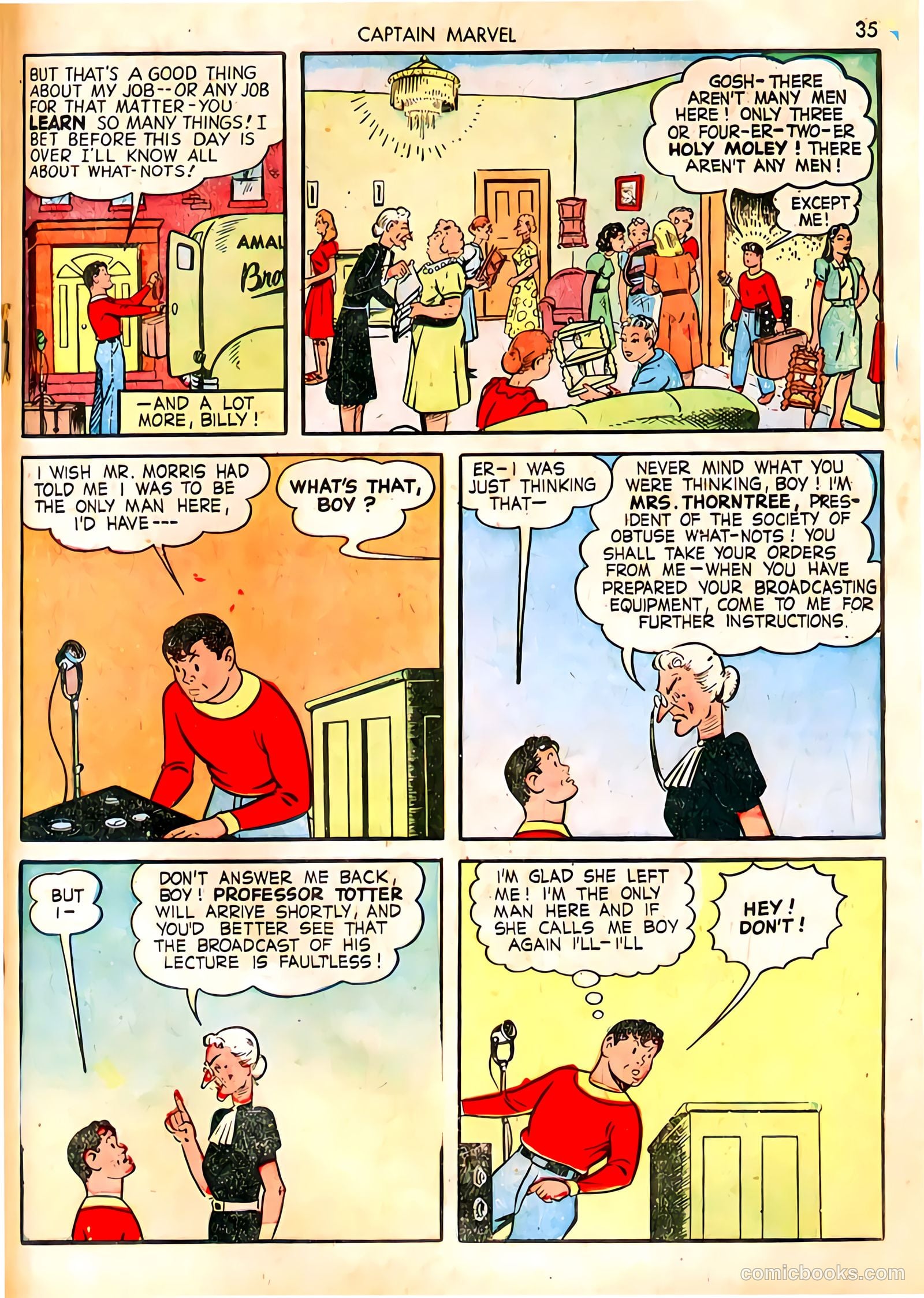 Captain Marvel Adventures #18 (1942) — page 35 of 68
