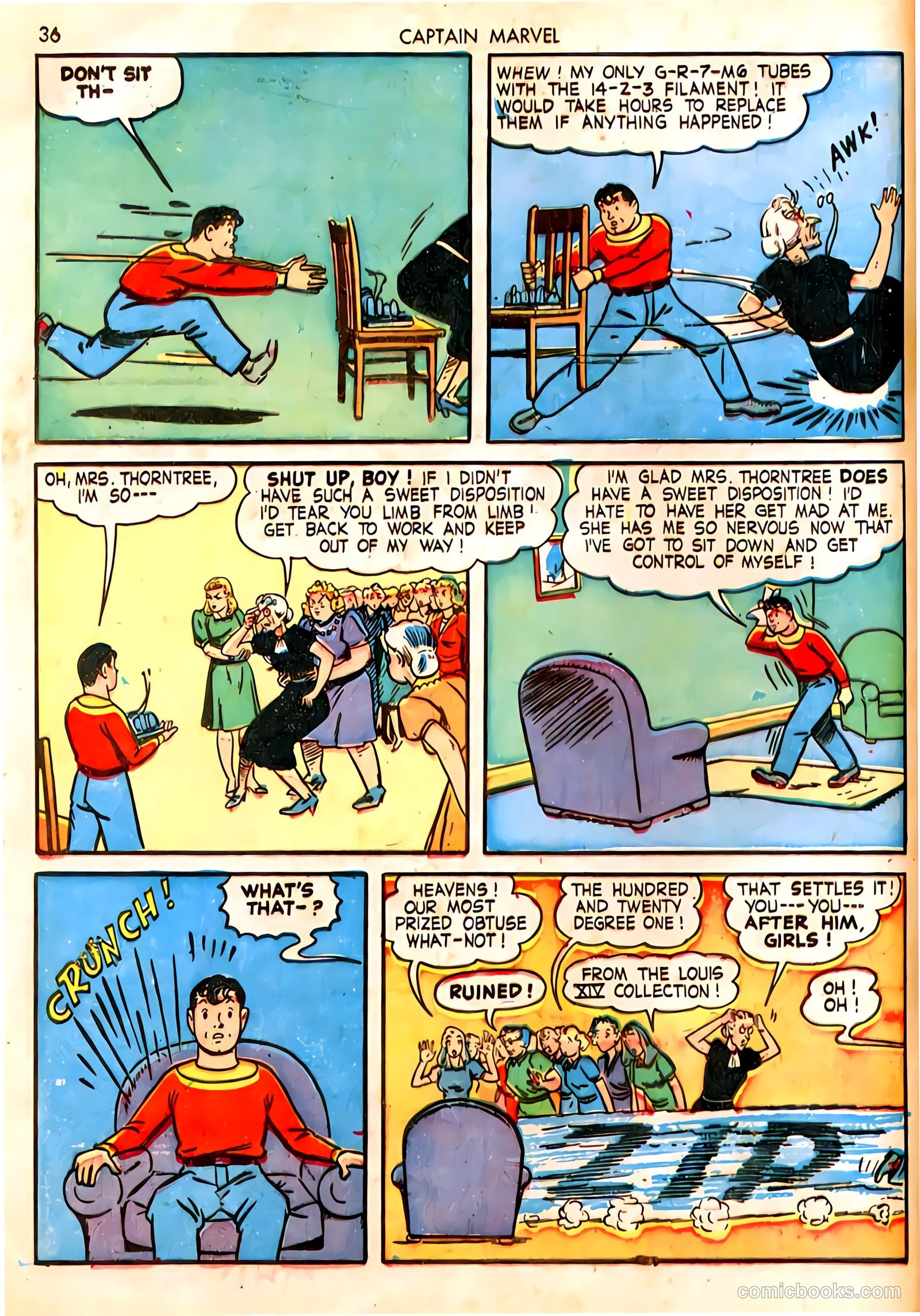 Captain Marvel Adventures #18 (1942) — page 36 of 68