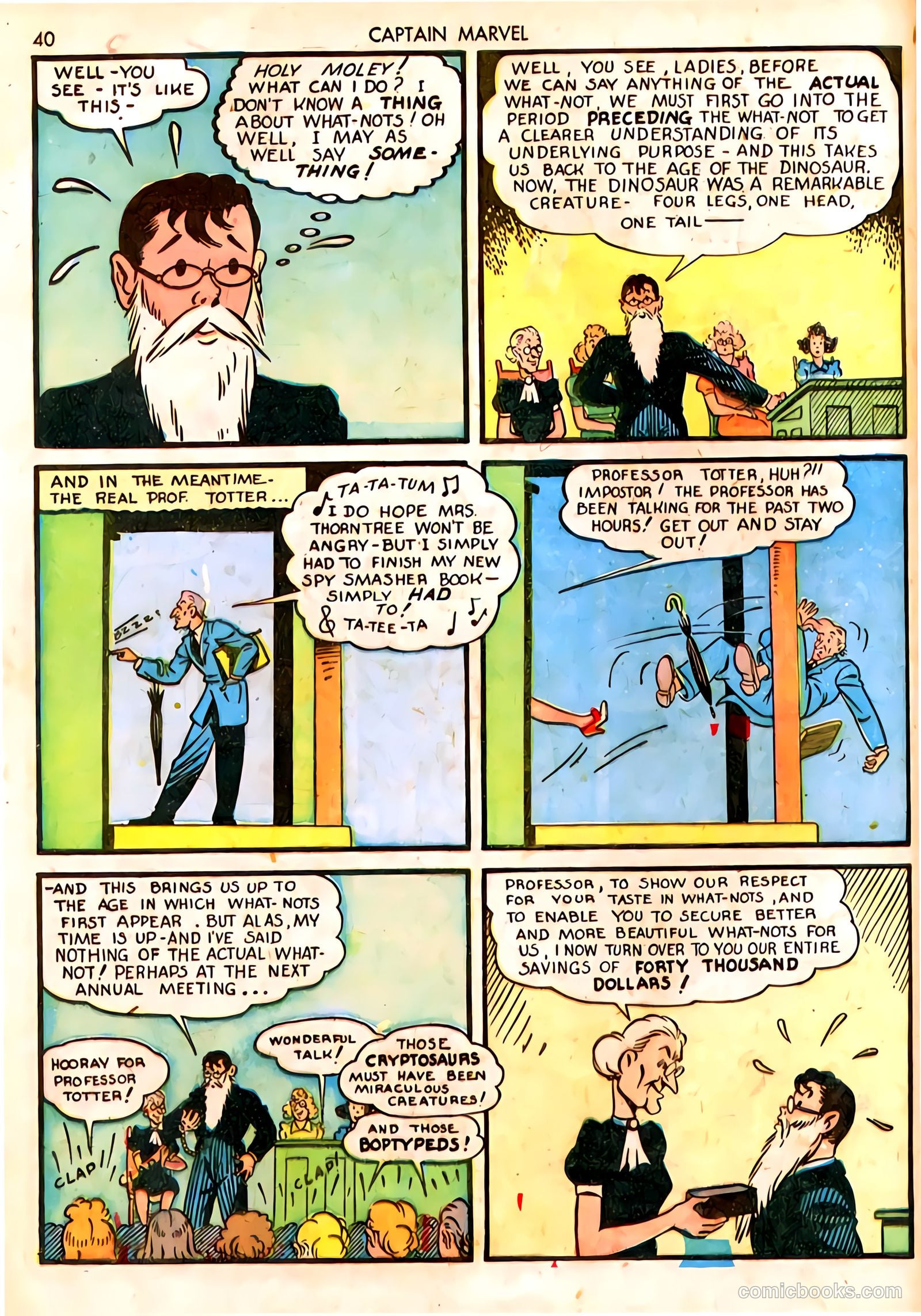 Captain Marvel Adventures #18 (1942) — page 40 of 68