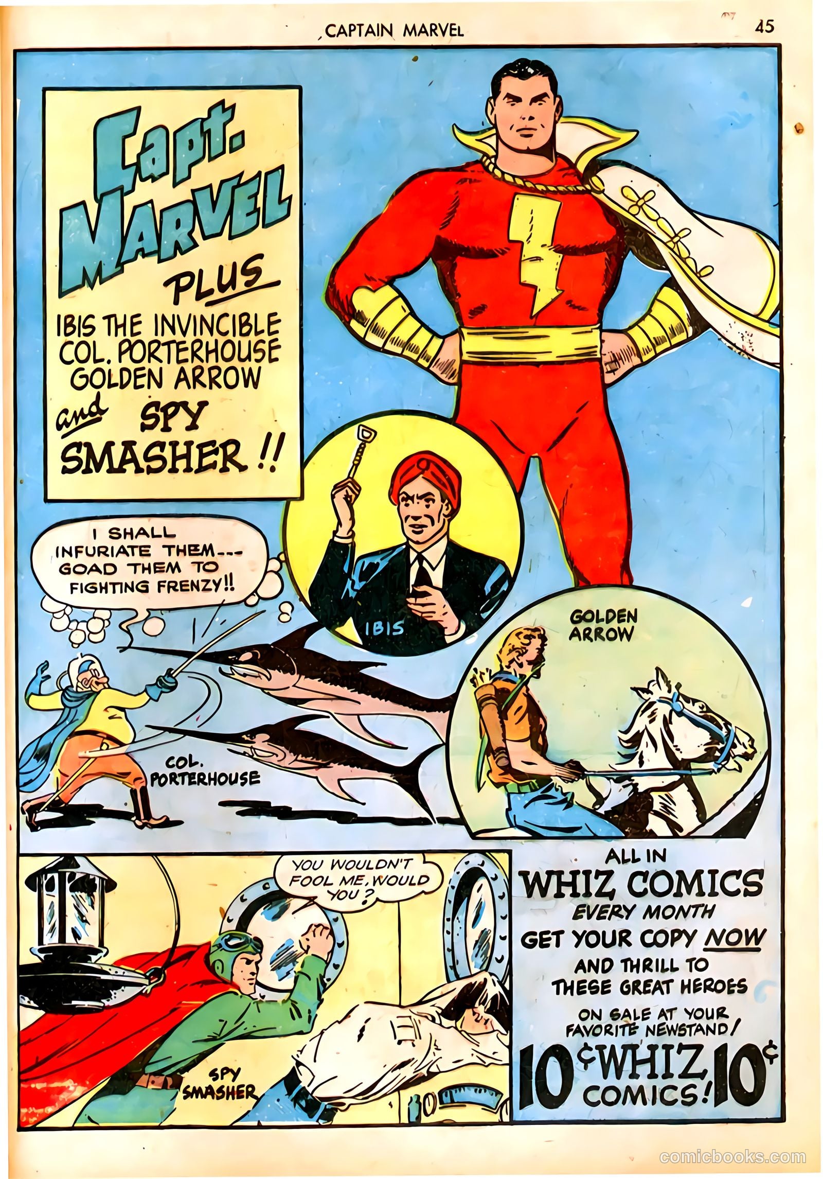 Captain Marvel Adventures #18 (1942) — page 45 of 68