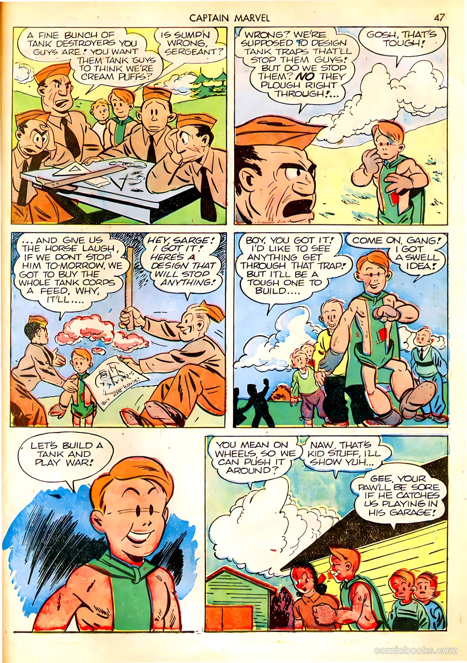 Captain Marvel Adventures #18 (1942) — page 47 of 68