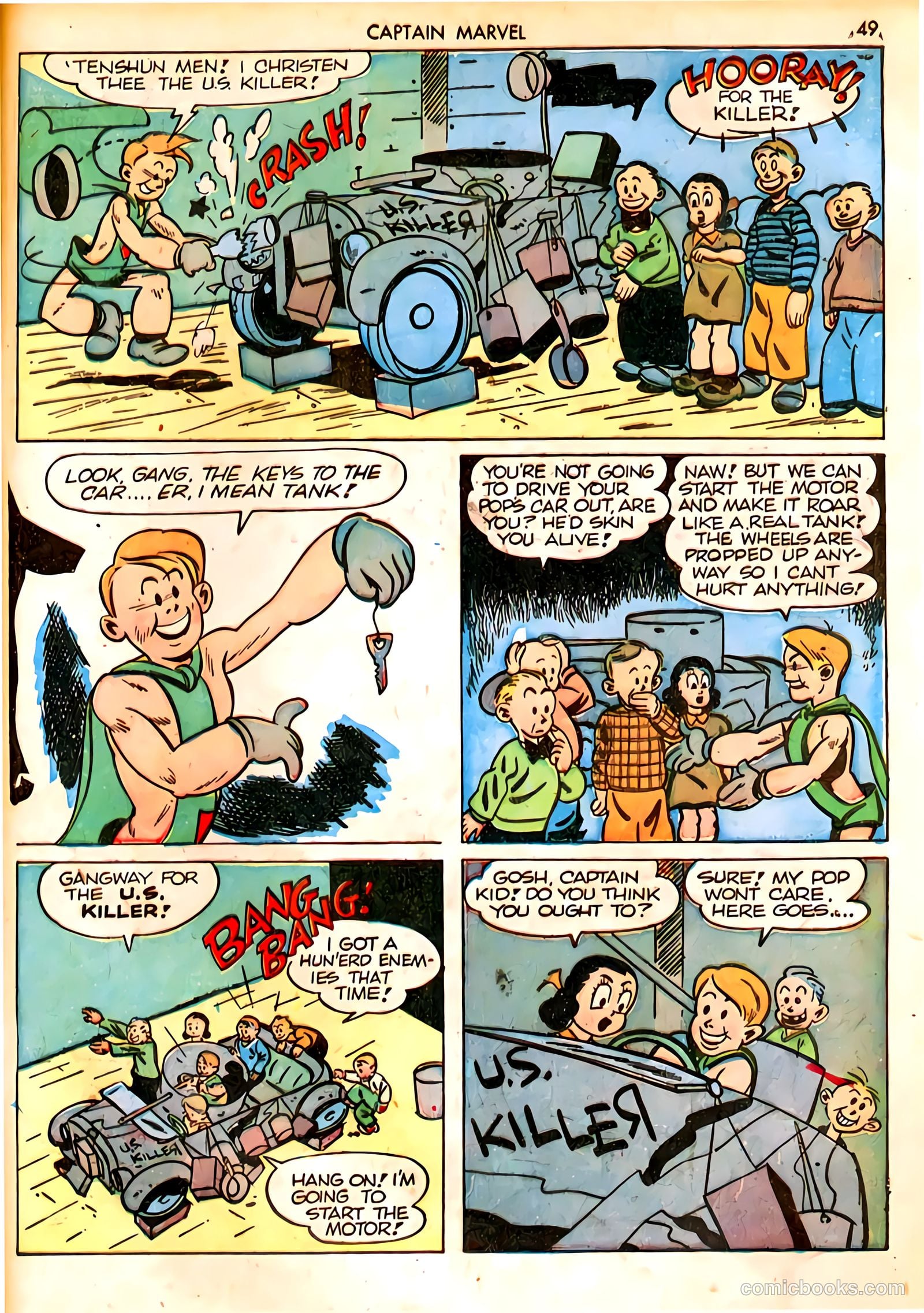 Captain Marvel Adventures #18 (1942) — page 49 of 68