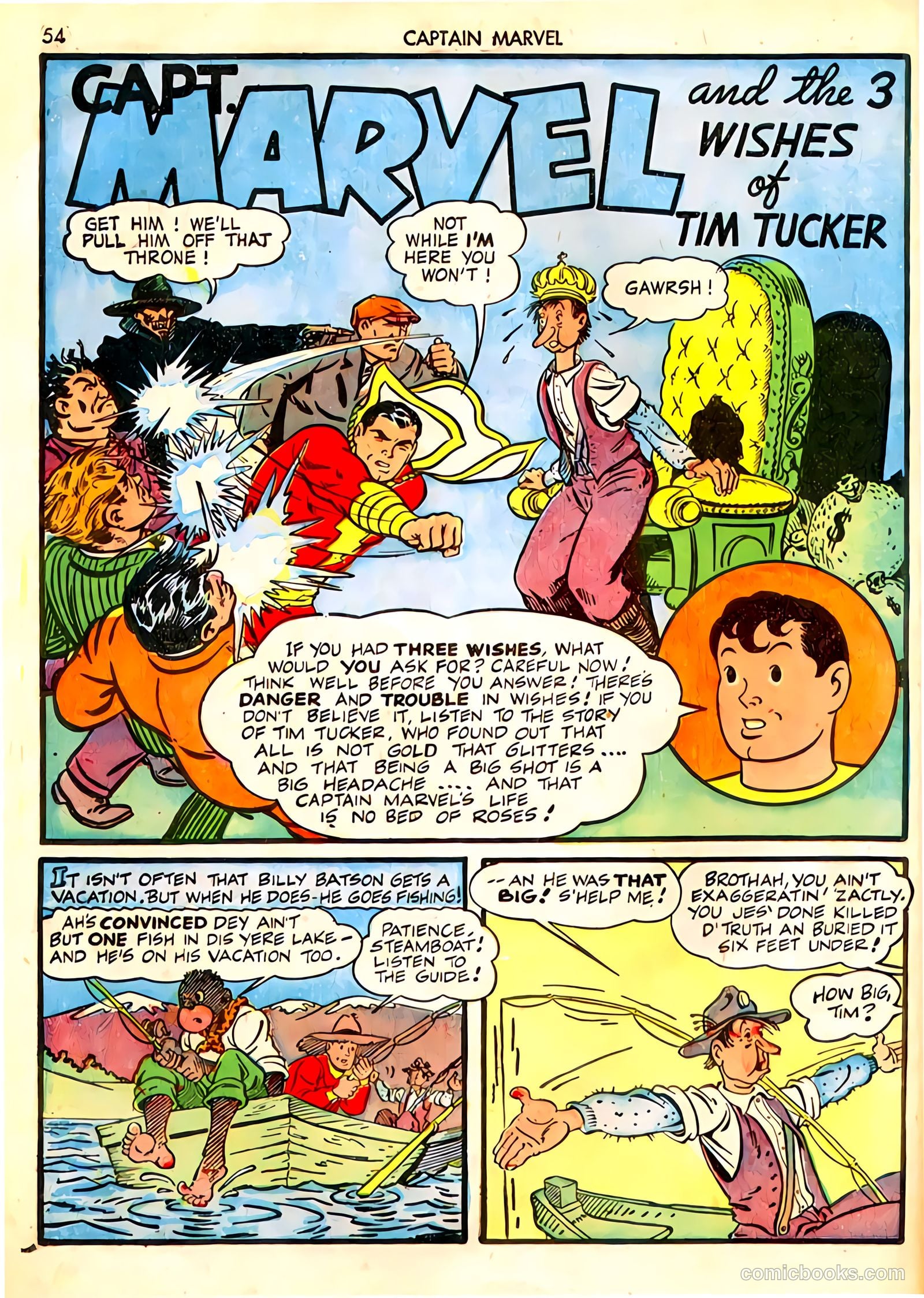 Captain Marvel Adventures #18 (1942) — page 54 of 68