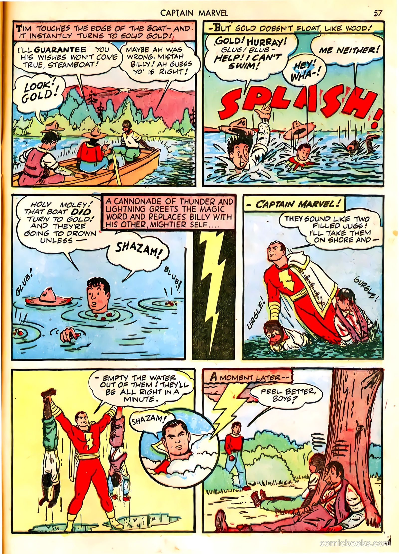 Captain Marvel Adventures #18 (1942) — page 57 of 68