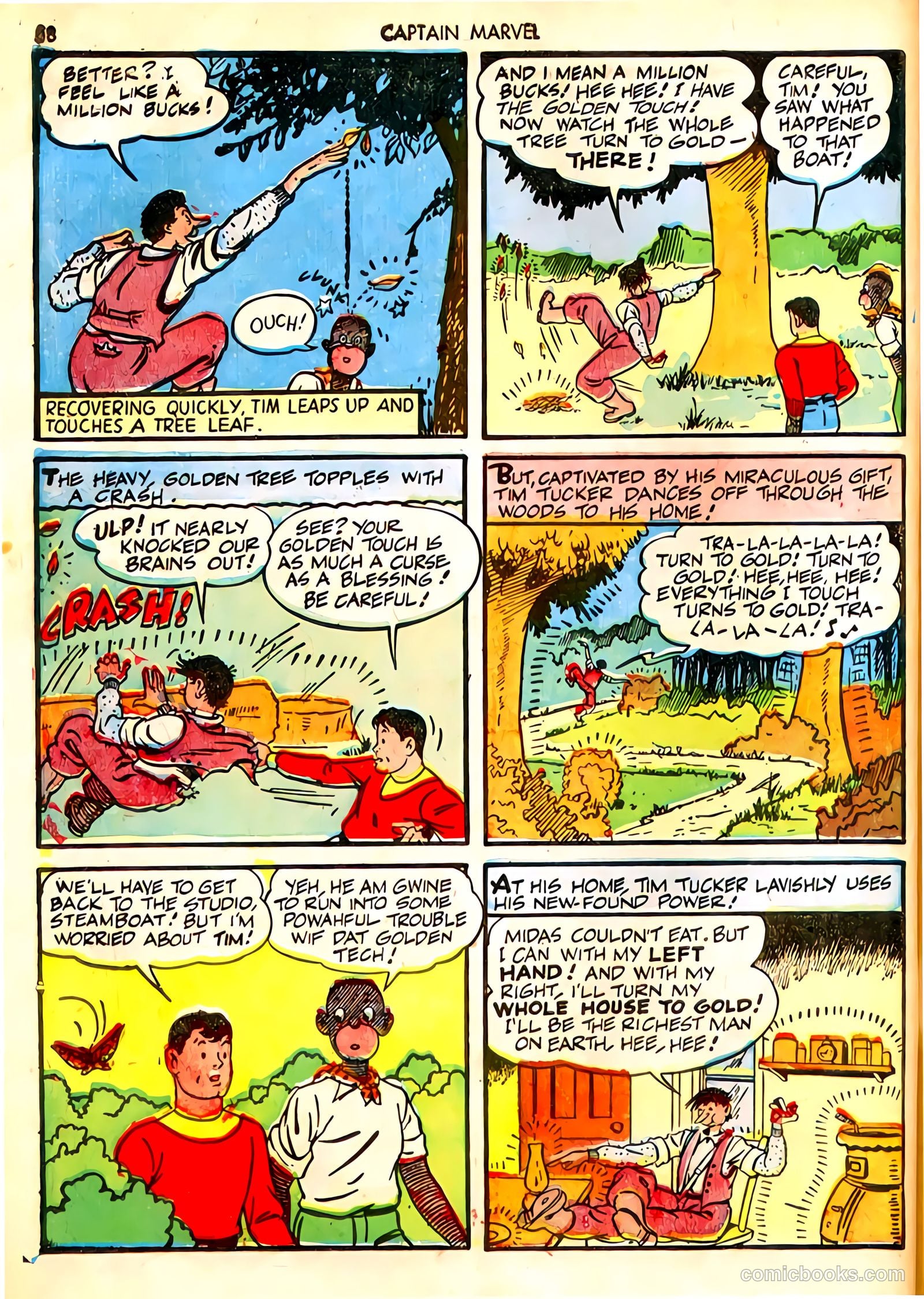 Captain Marvel Adventures #18 (1942) — page 58 of 68