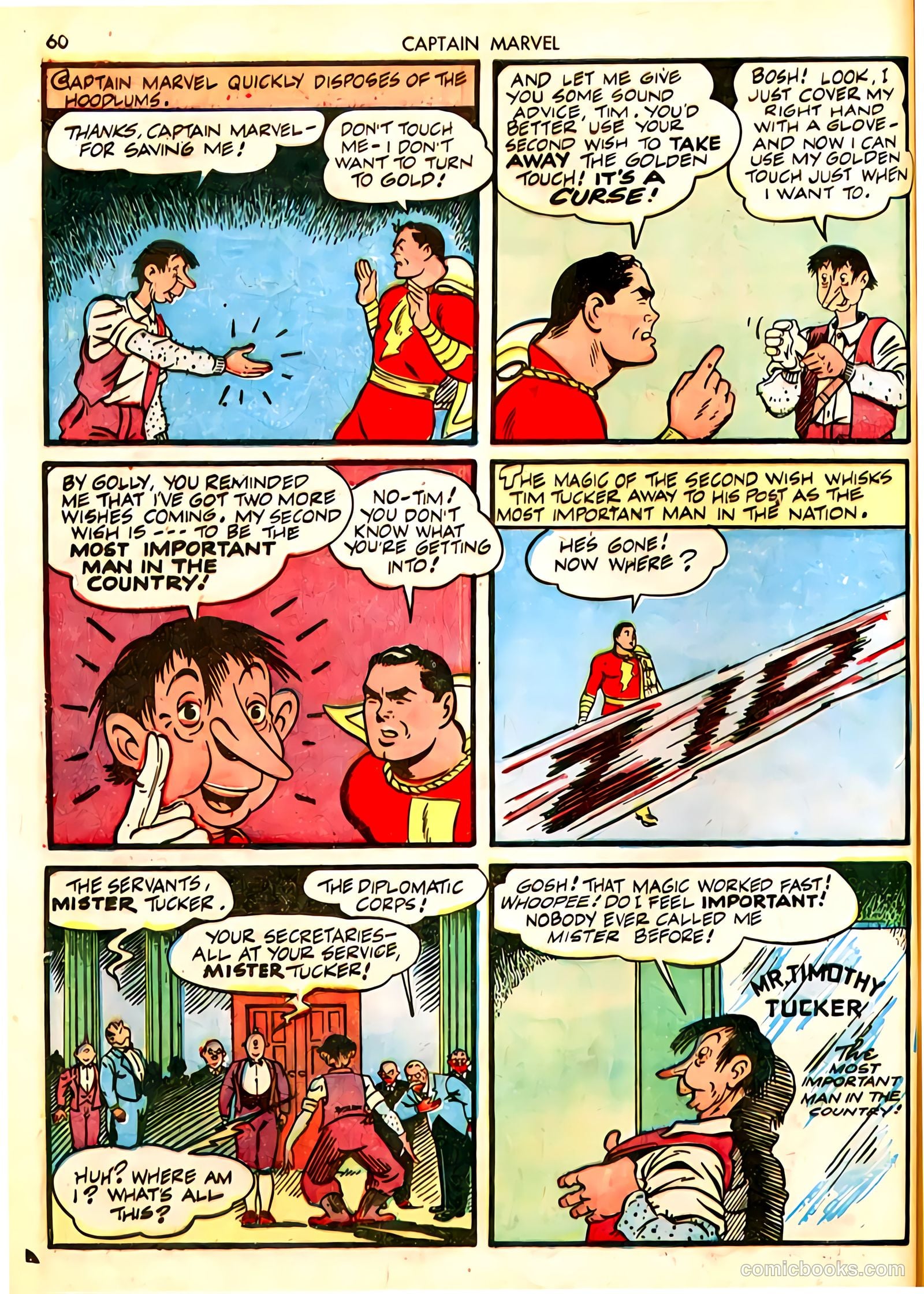Captain Marvel Adventures #18 (1942) — page 60 of 68