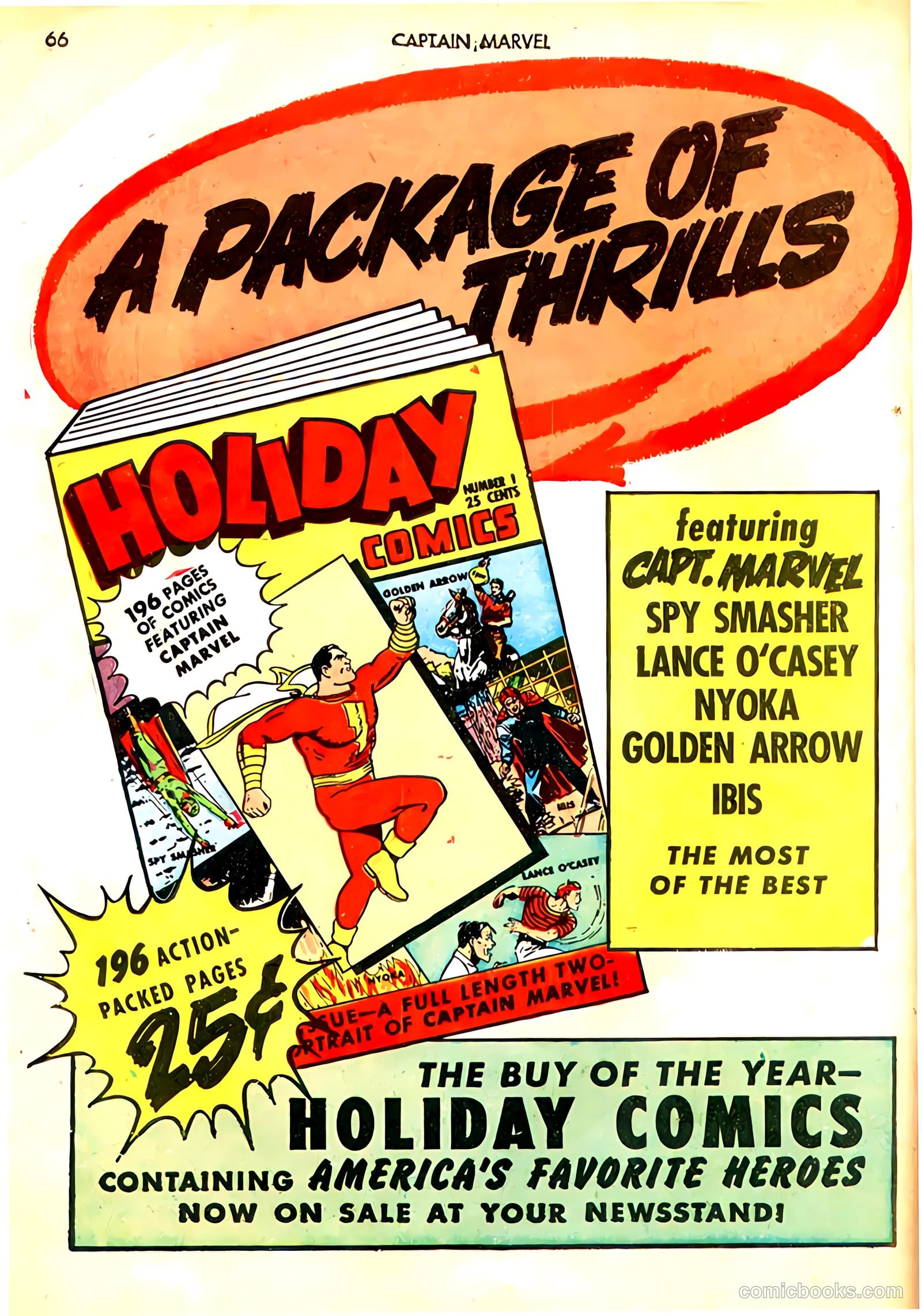 Captain Marvel Adventures #18 (1942) — page 66 of 68