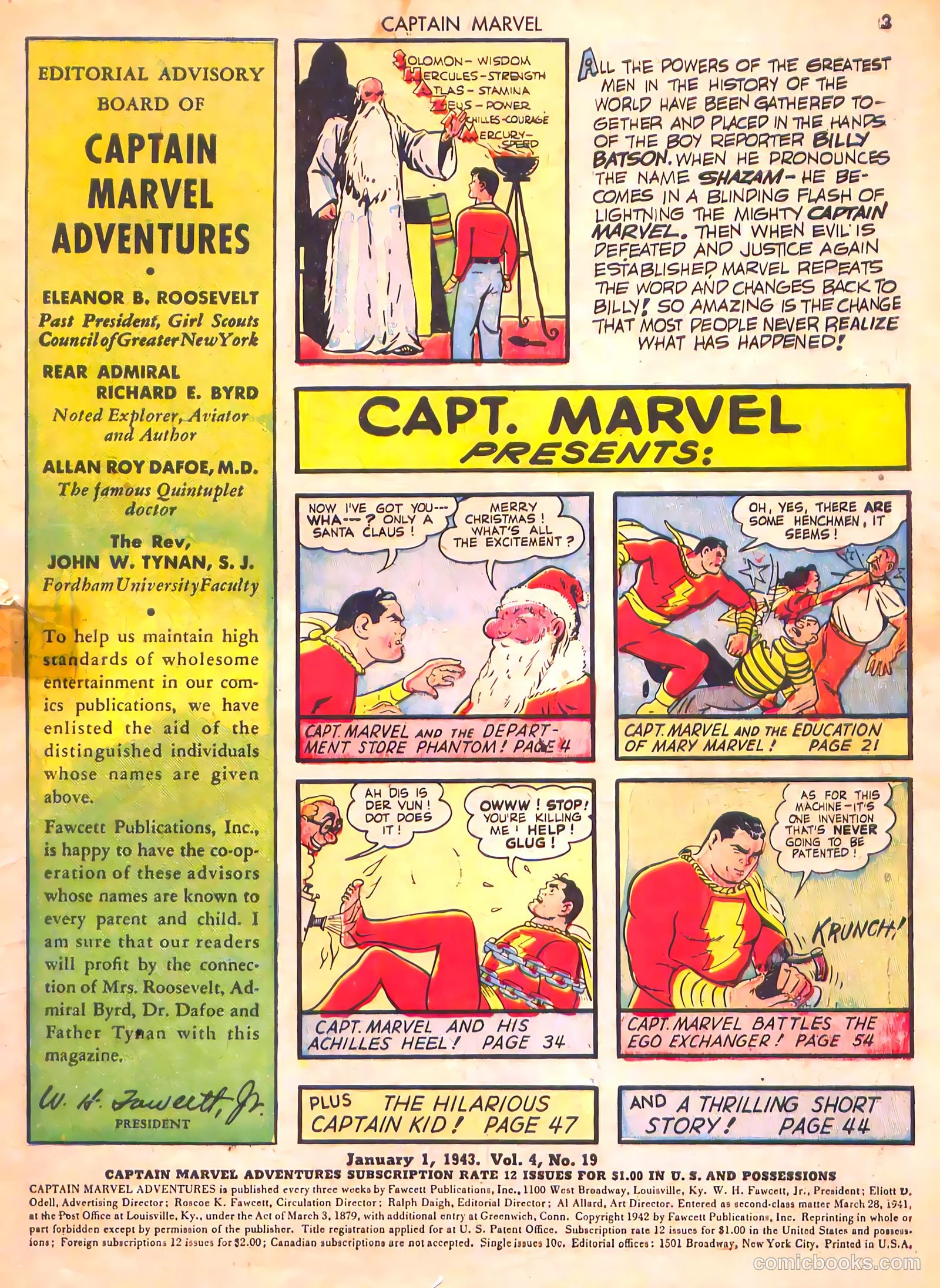 Captain Marvel Adventures #19 (1943) — page 3 of 68