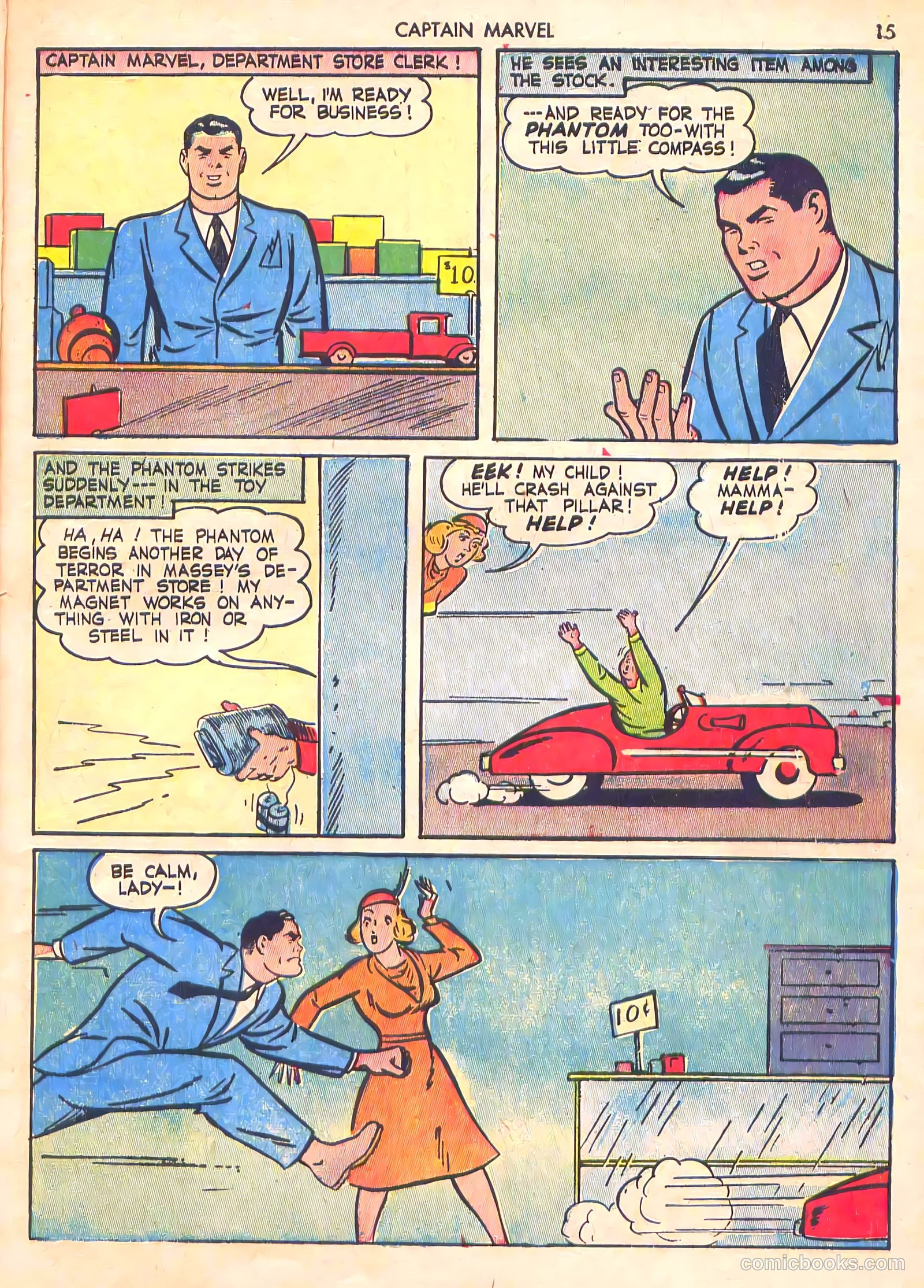 Captain Marvel Adventures #19 (1943) — page 15 of 68