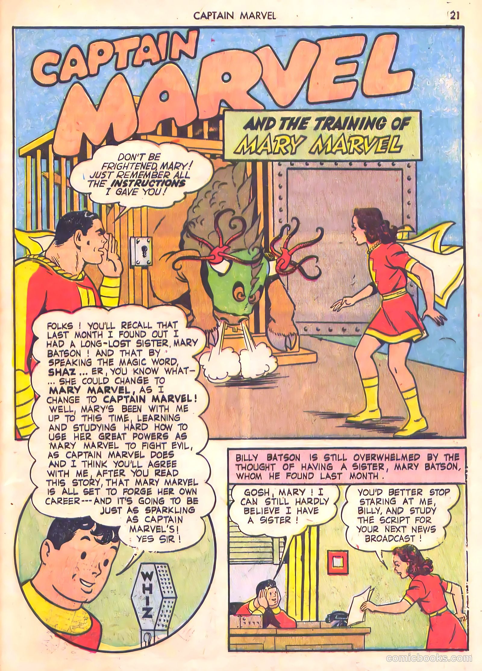 Captain Marvel Adventures #19 (1943) — page 21 of 68