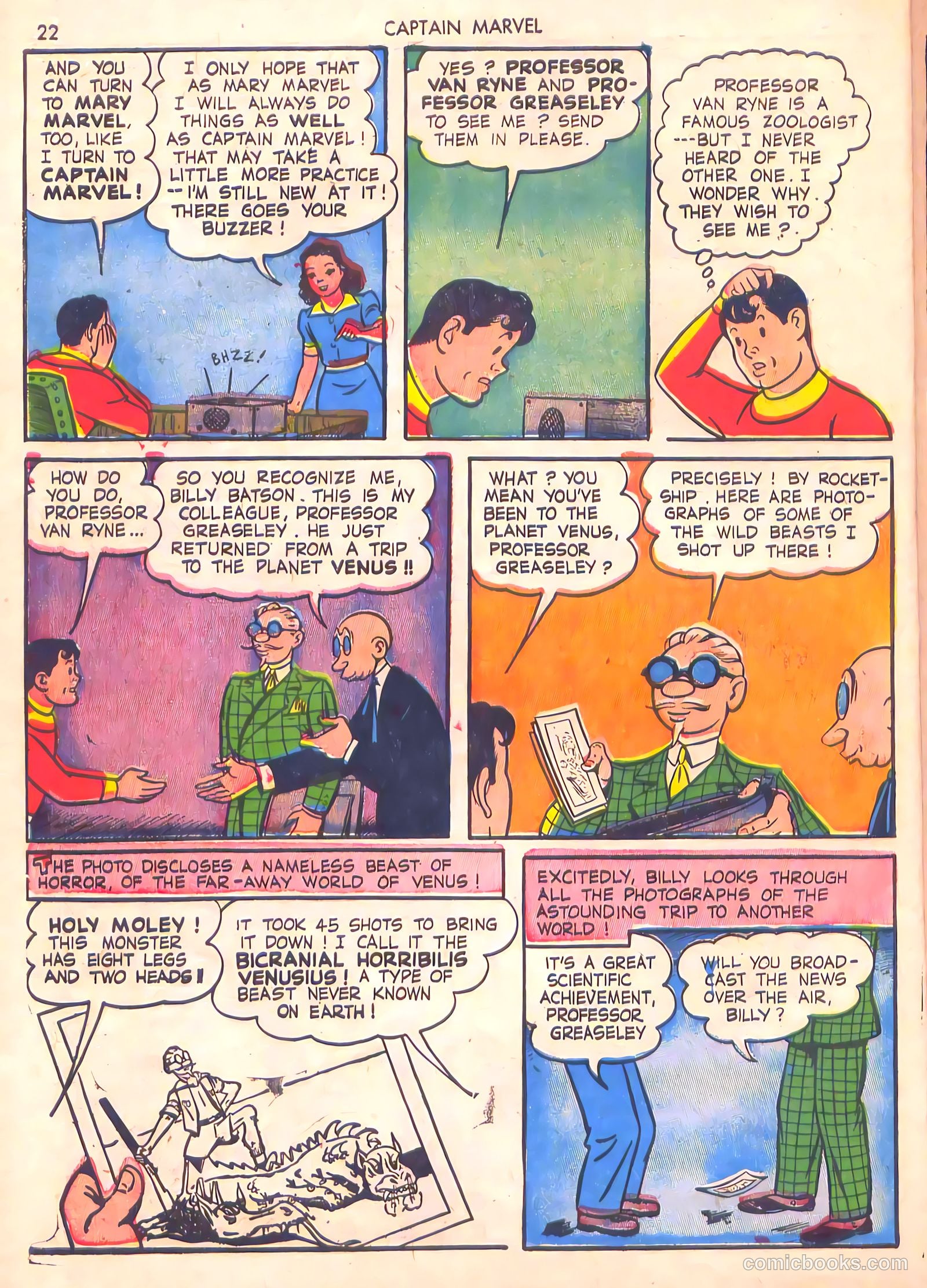 Captain Marvel Adventures #19 (1943) — page 22 of 68