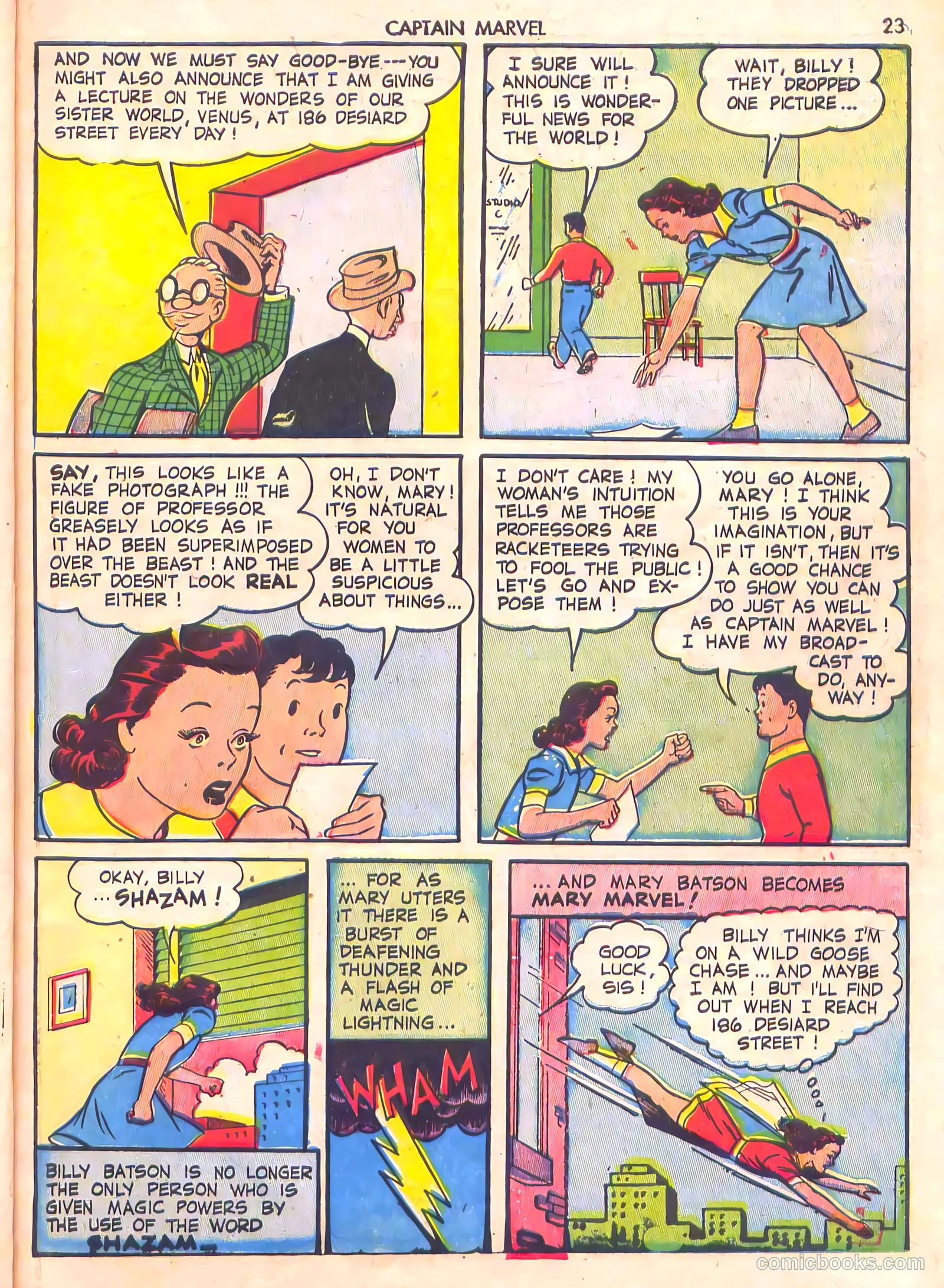 Captain Marvel Adventures #19 (1943) — page 23 of 68