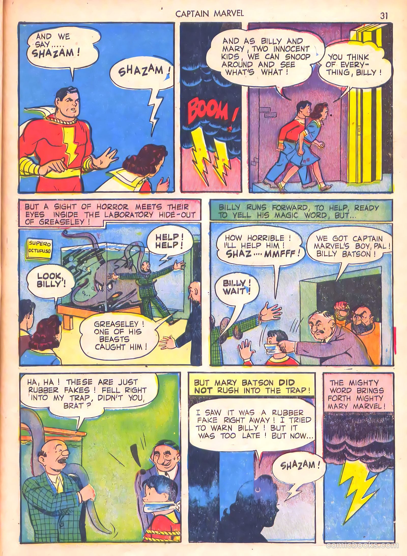 Captain Marvel Adventures #19 (1943) — page 31 of 68