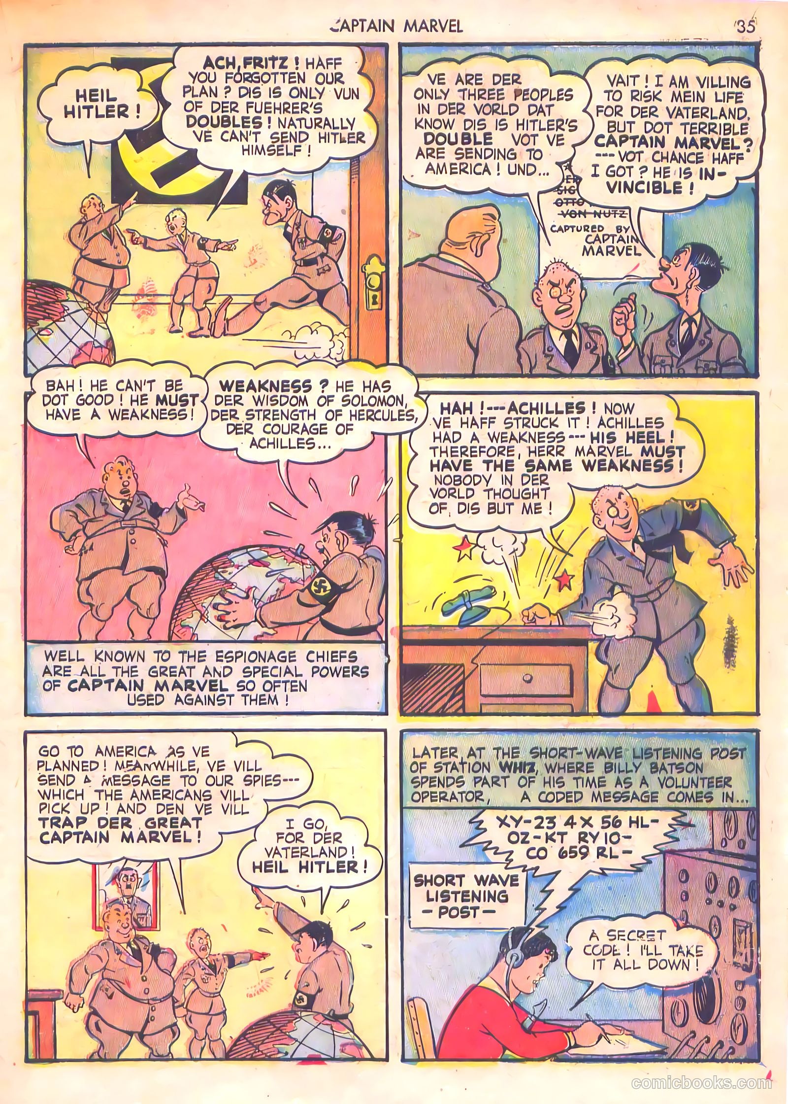 Captain Marvel Adventures #19 (1943) — page 35 of 68