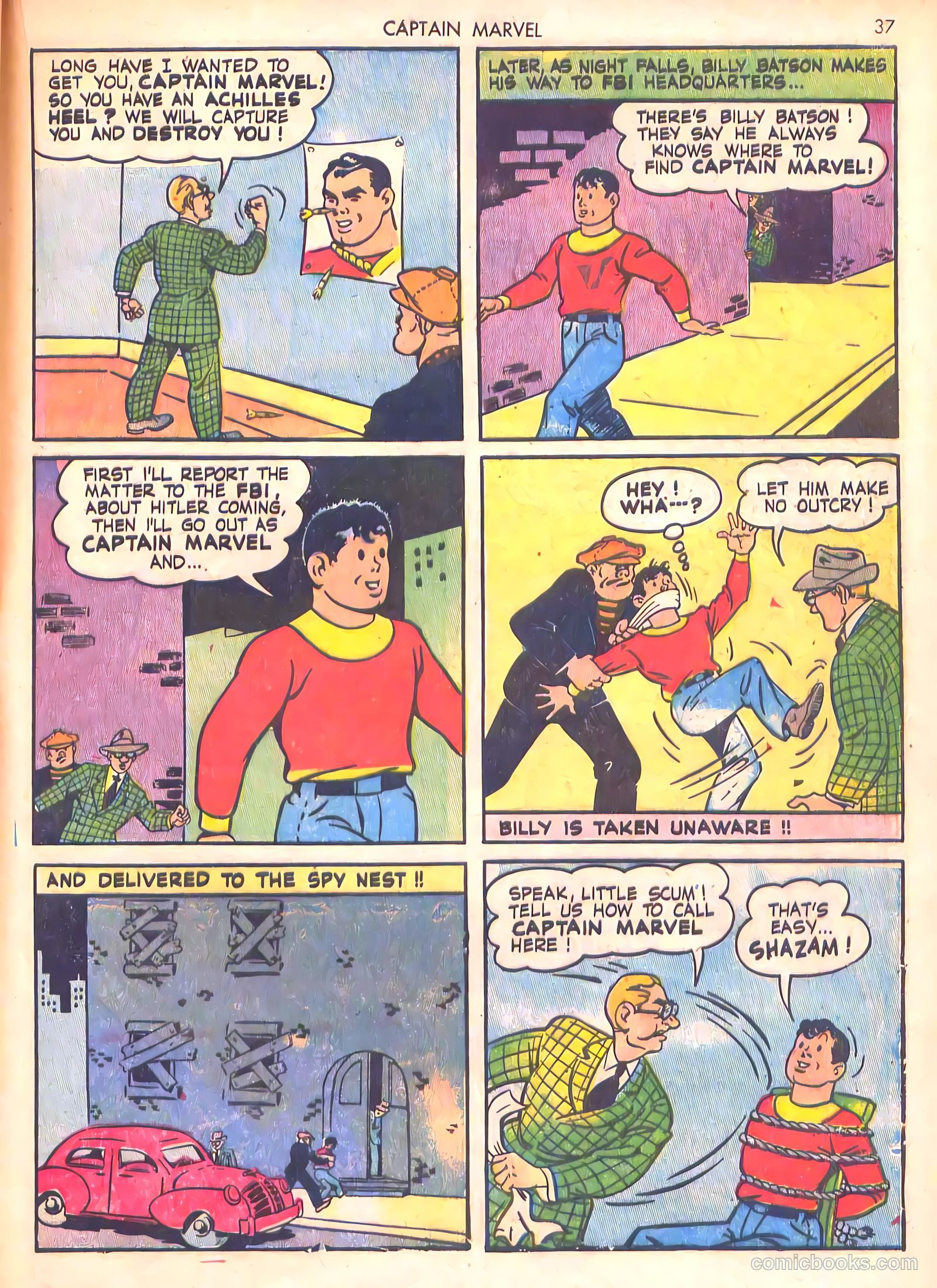 Captain Marvel Adventures #19 (1943) — page 37 of 68