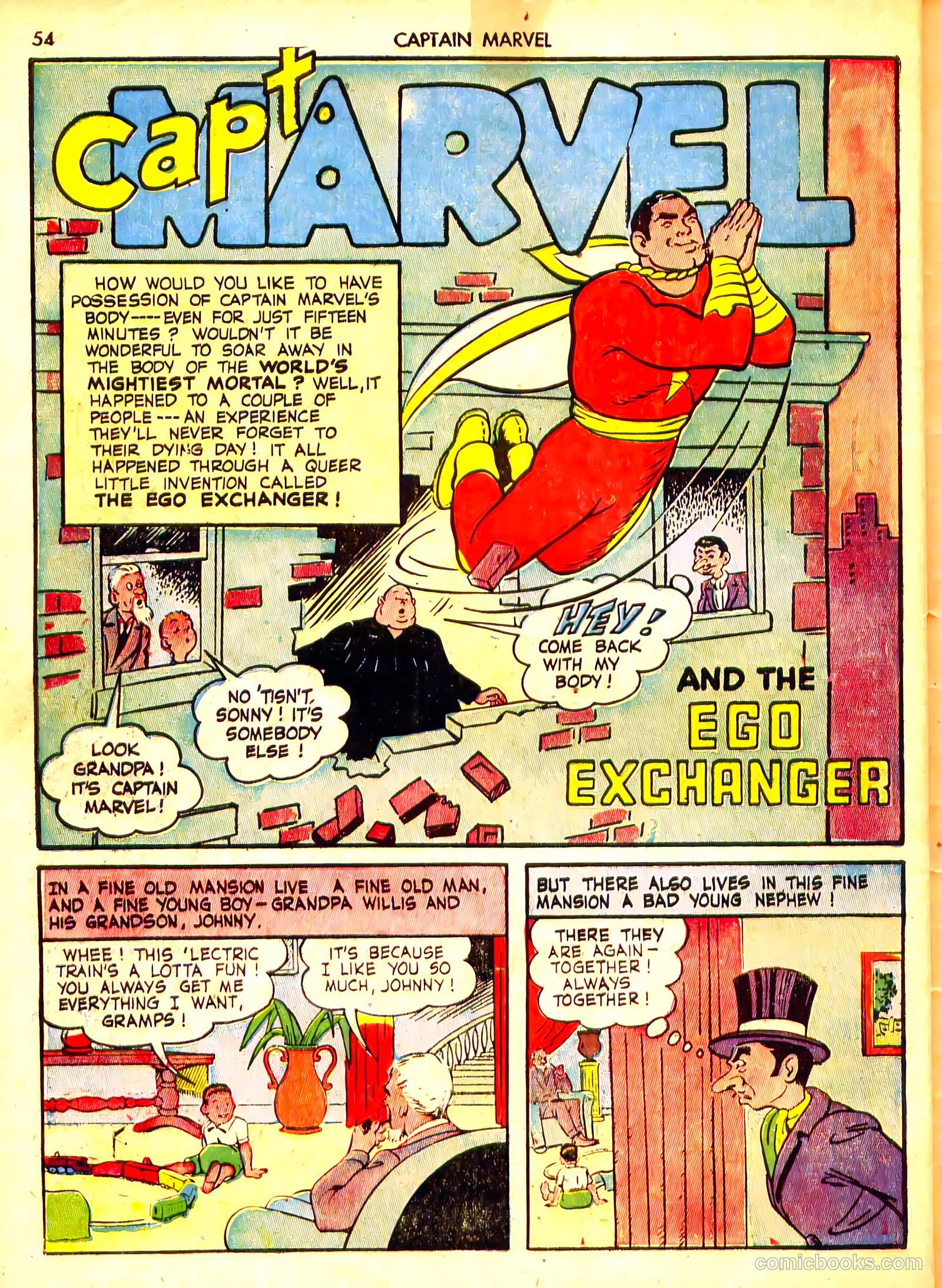 Captain Marvel Adventures #19 (1943) — page 54 of 68