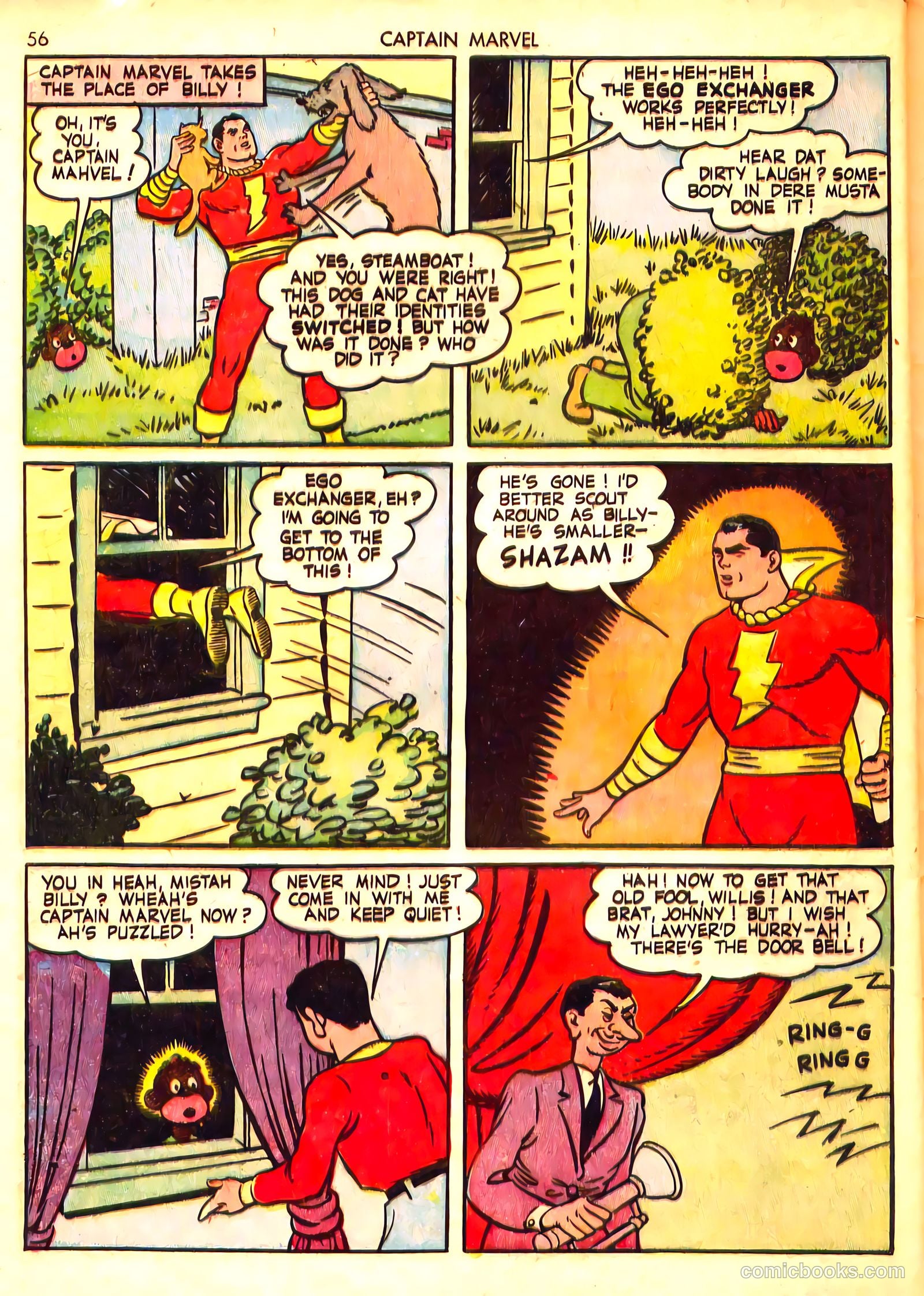 Captain Marvel Adventures #19 (1943) — page 56 of 68