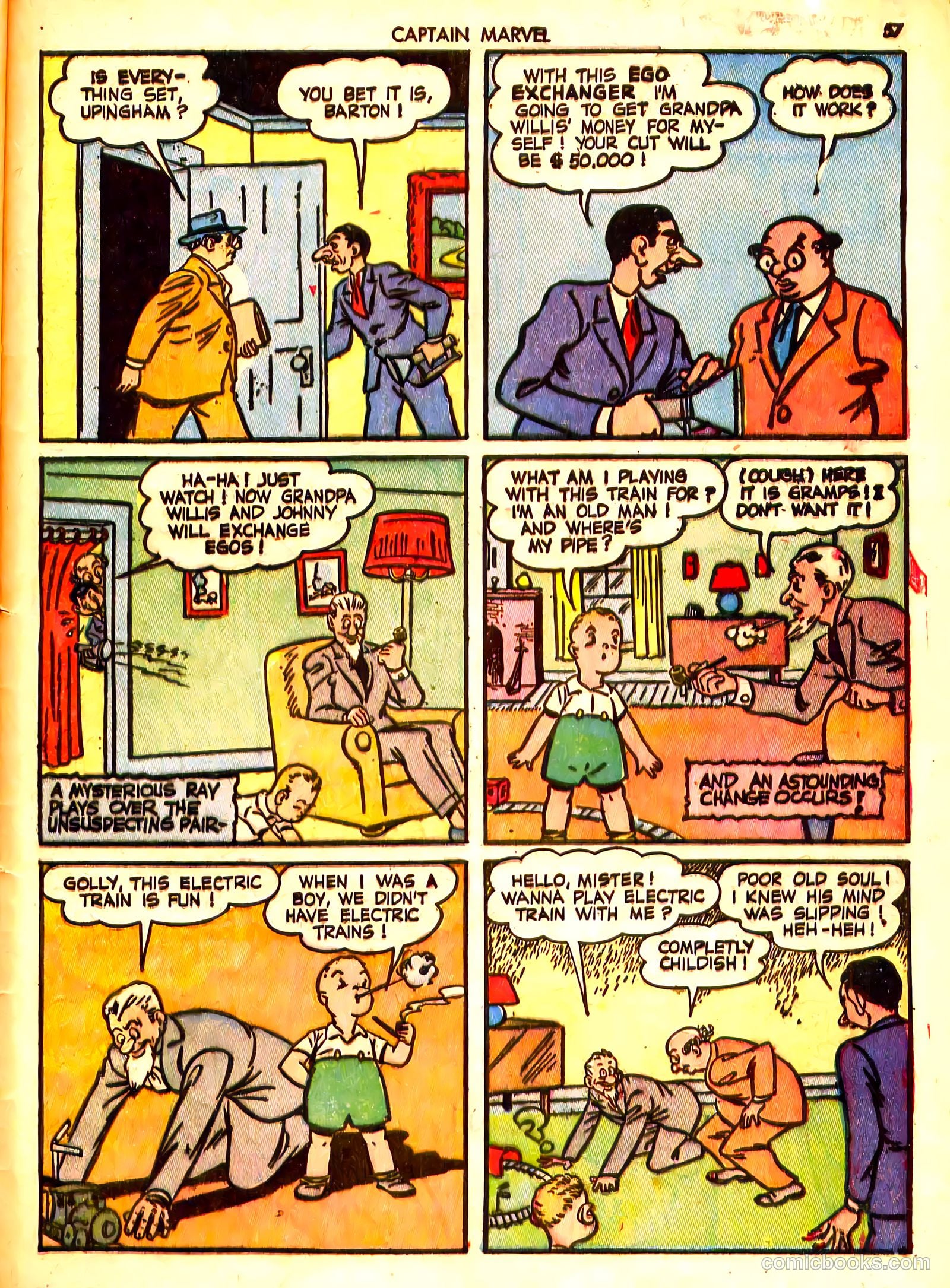 Captain Marvel Adventures #19 (1943) — page 57 of 68