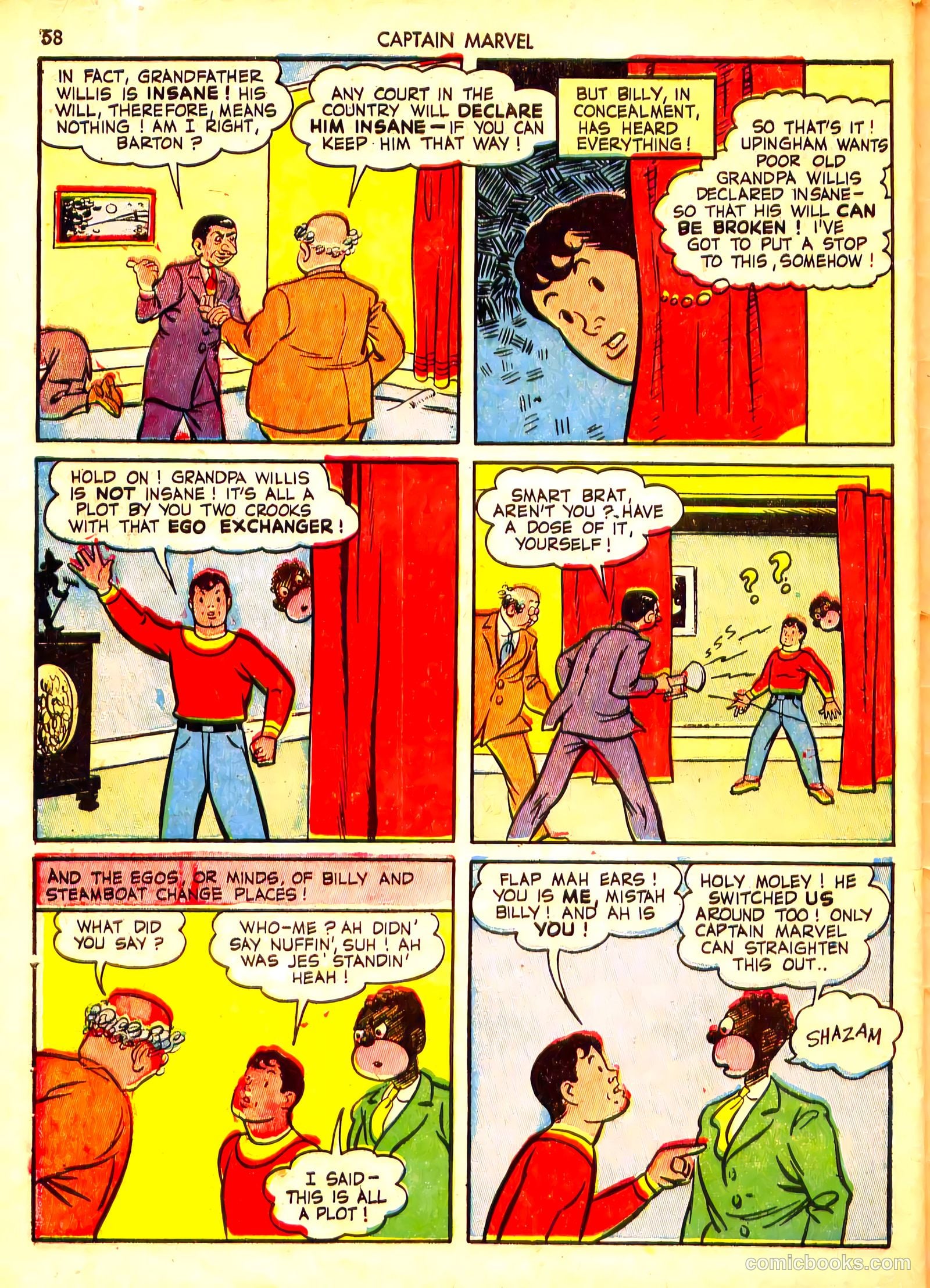Captain Marvel Adventures #19 (1943) — page 58 of 68