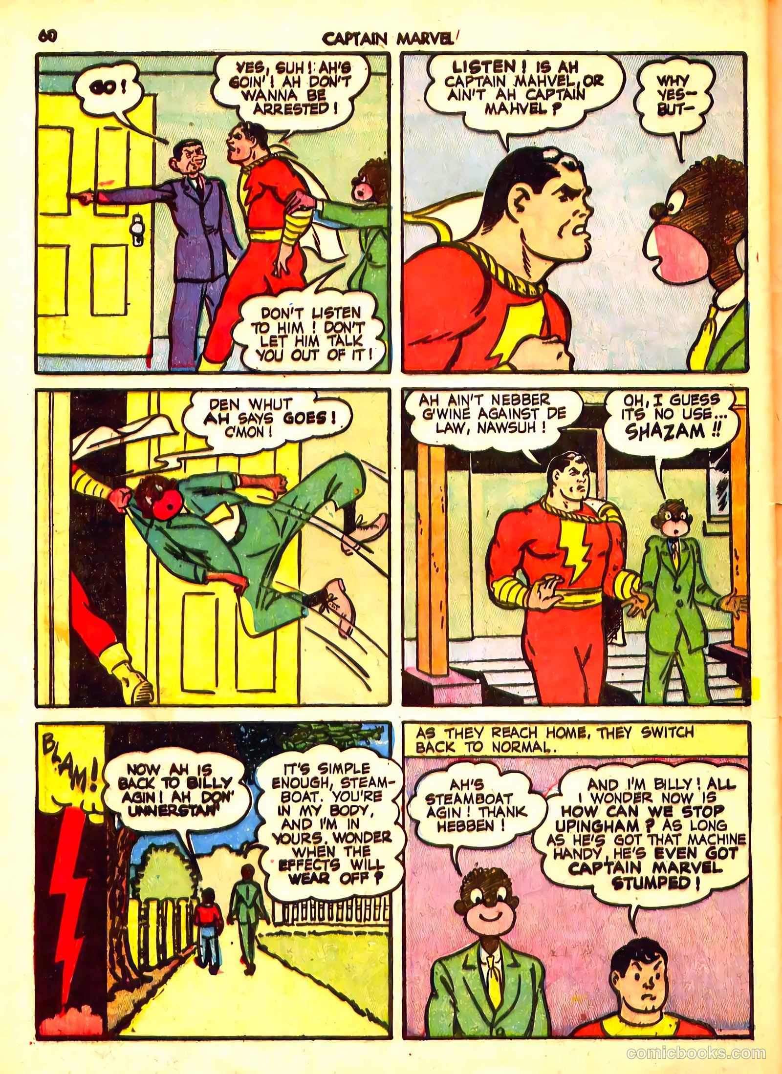 Captain Marvel Adventures #19 (1943) — page 60 of 68