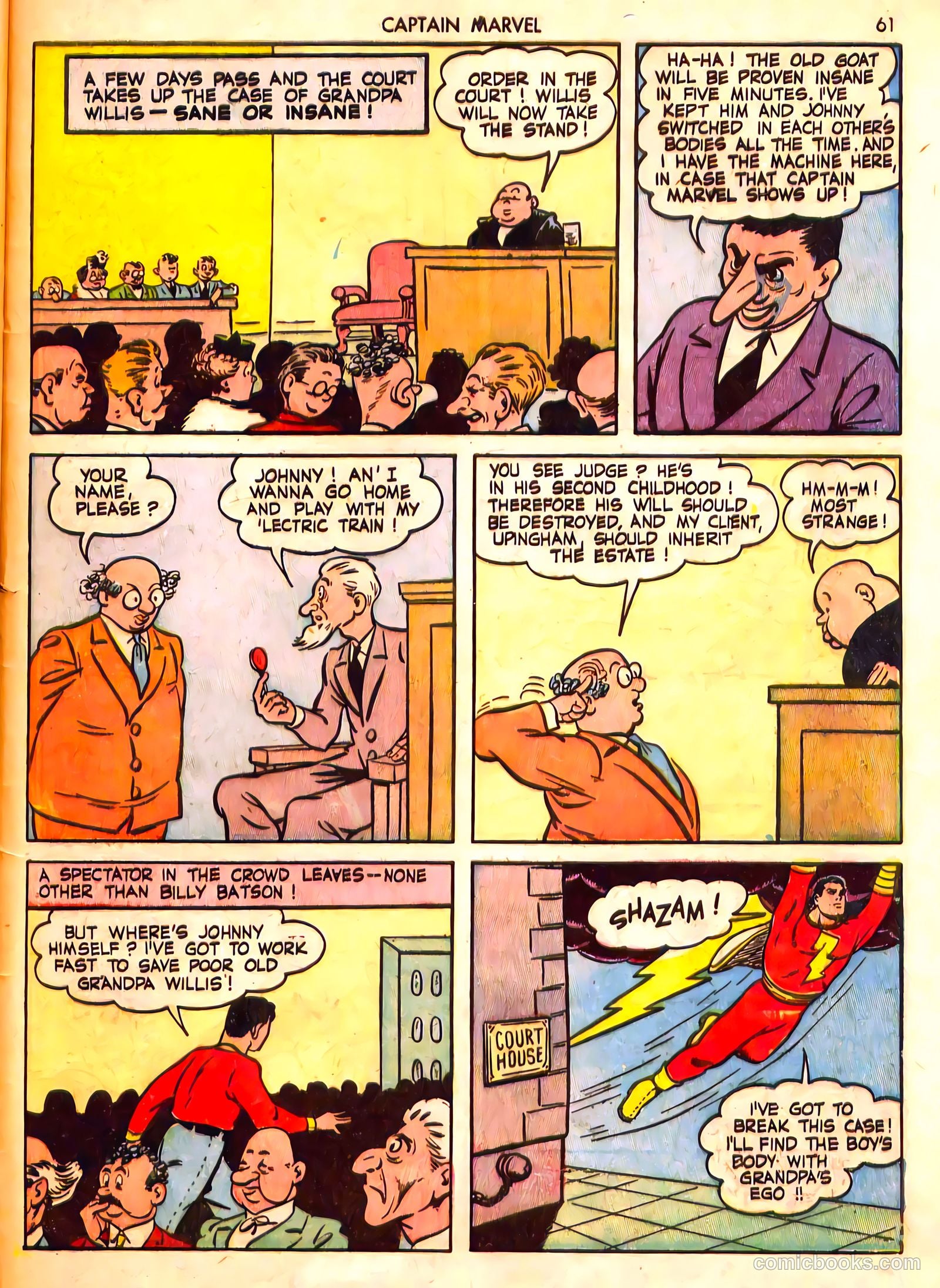 Captain Marvel Adventures #19 (1943) — page 61 of 68