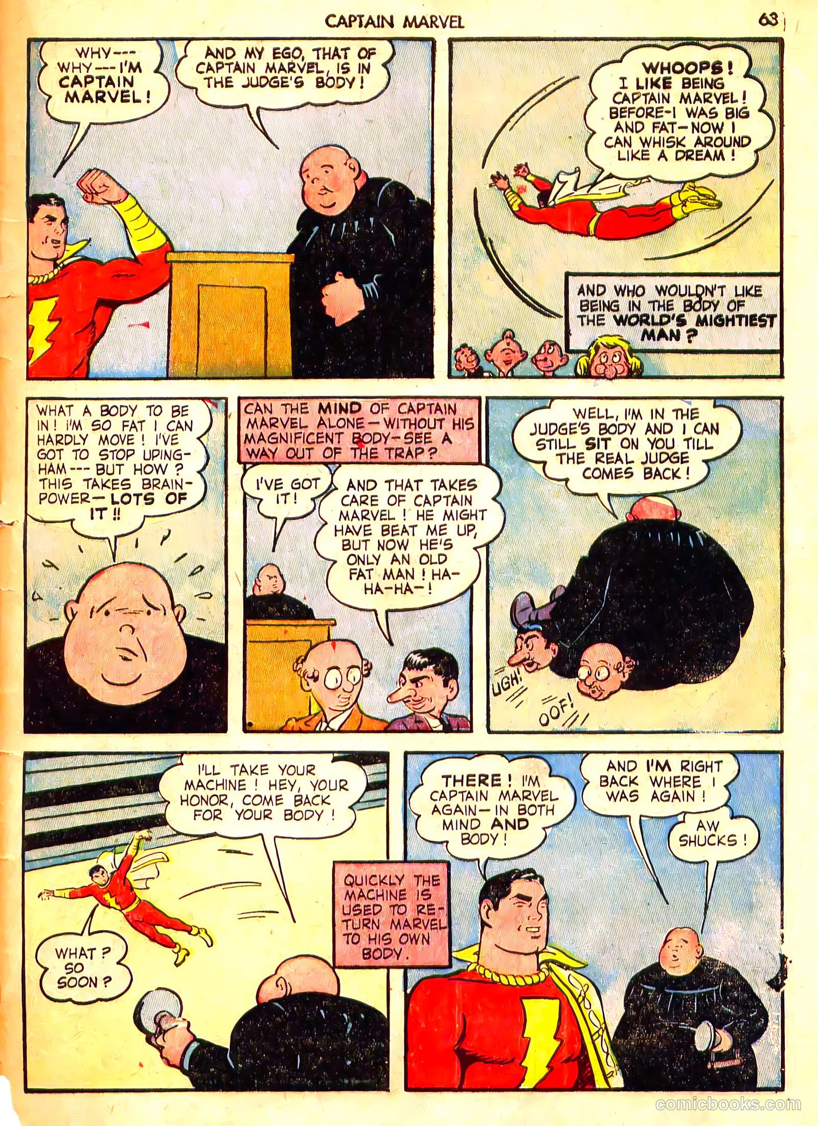 Captain Marvel Adventures #19 (1943) — page 63 of 68