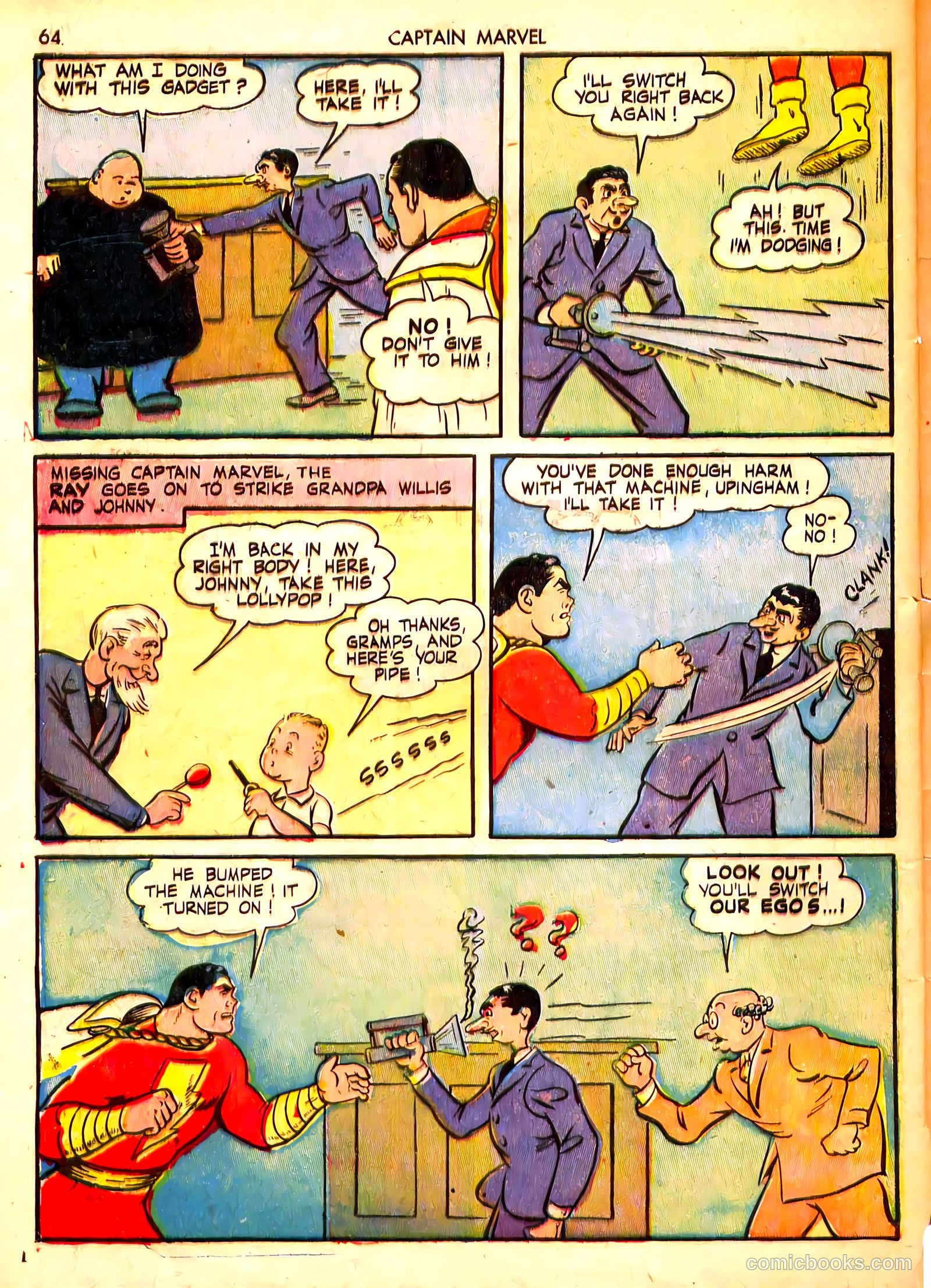 Captain Marvel Adventures #19 (1943) — page 64 of 68