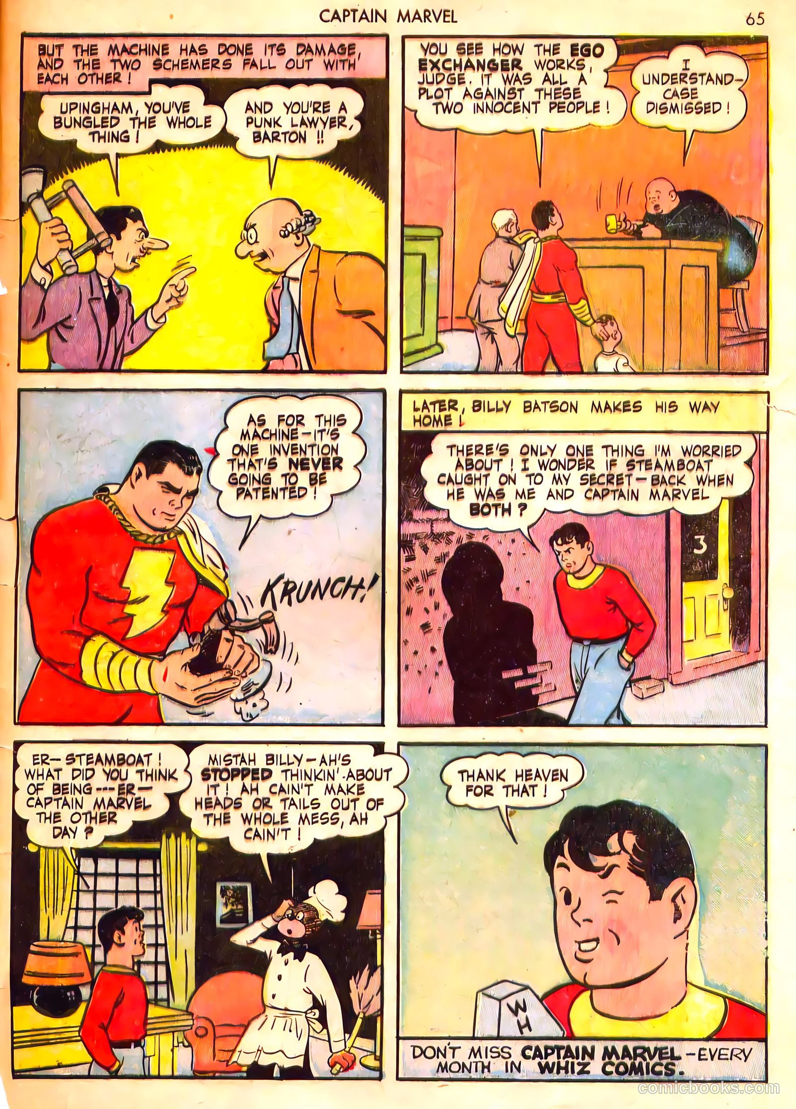 Captain Marvel Adventures #19 (1943) — page 65 of 68