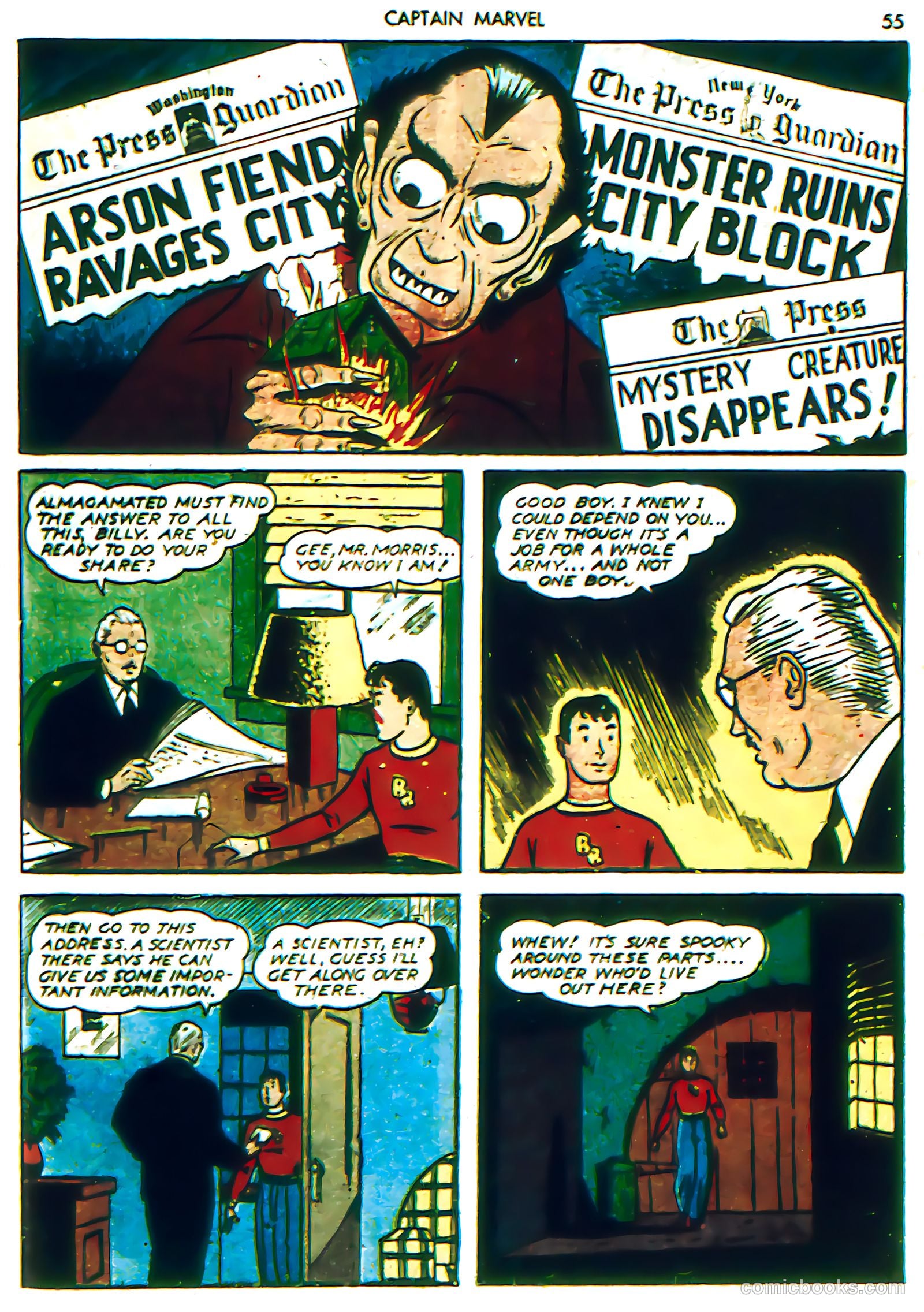 Captain Marvel Adventures #2 (1946) — page 58 of 69