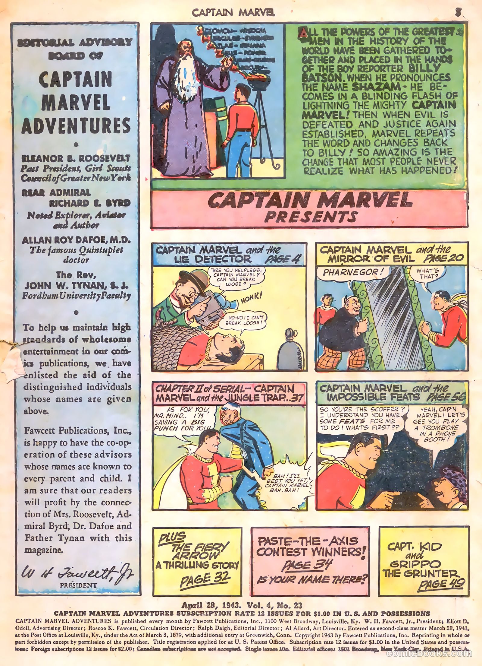 Captain Marvel Adventures #23 (1943) — page 3 of 68
